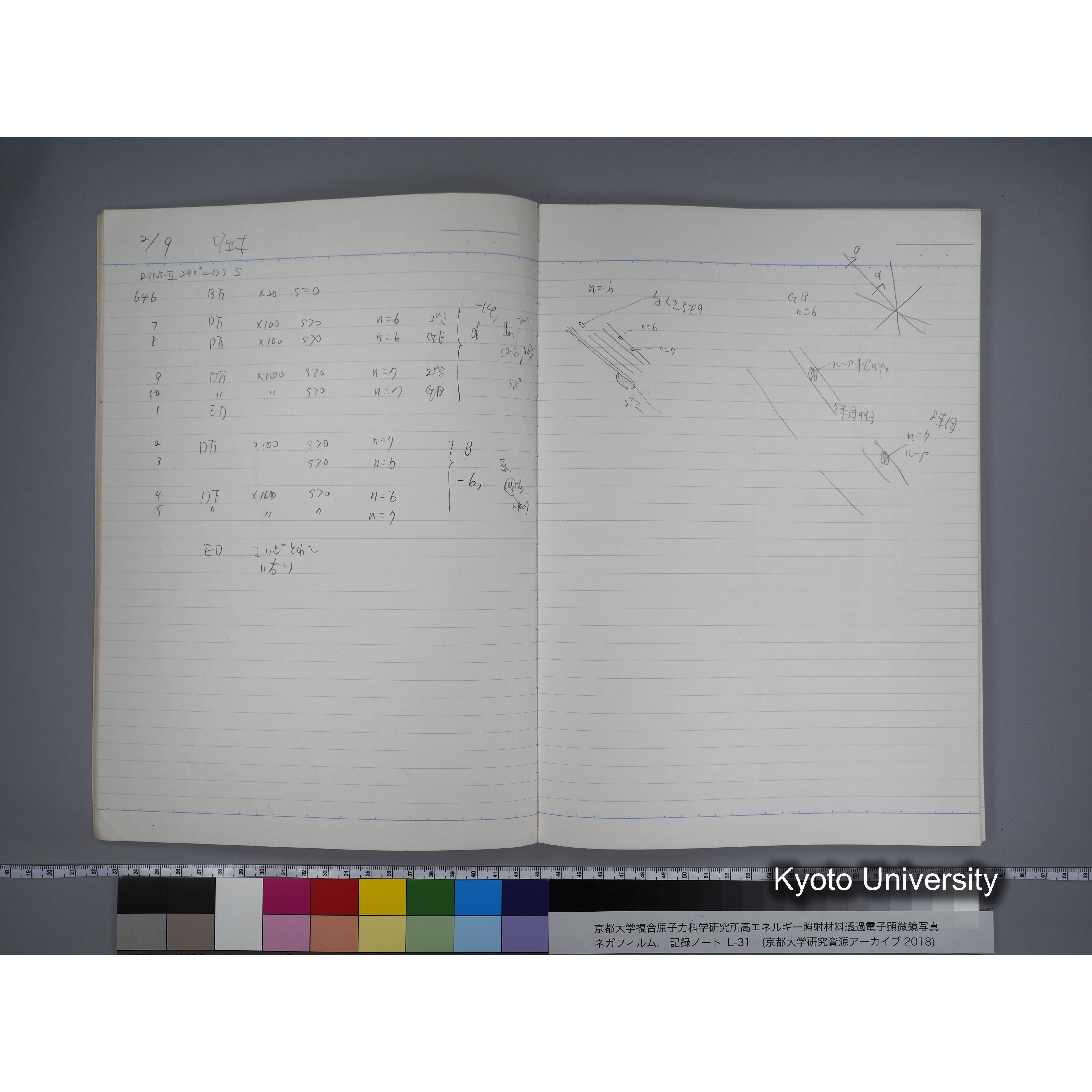 [記録ノート, Lシリーズ] L31 '95.2.5〜. (11)