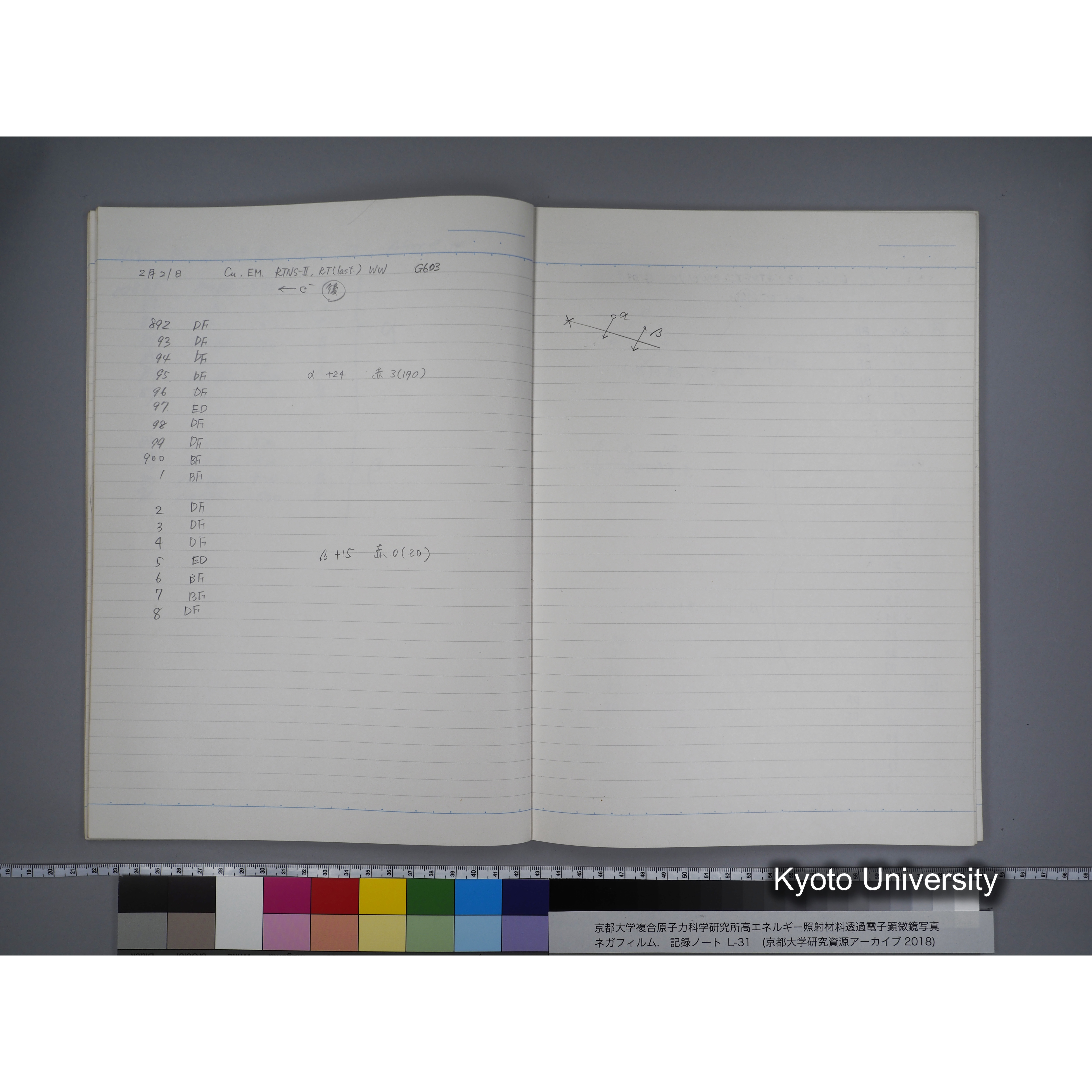 [記録ノート, Lシリーズ] L31 '95.2.5〜. (28)