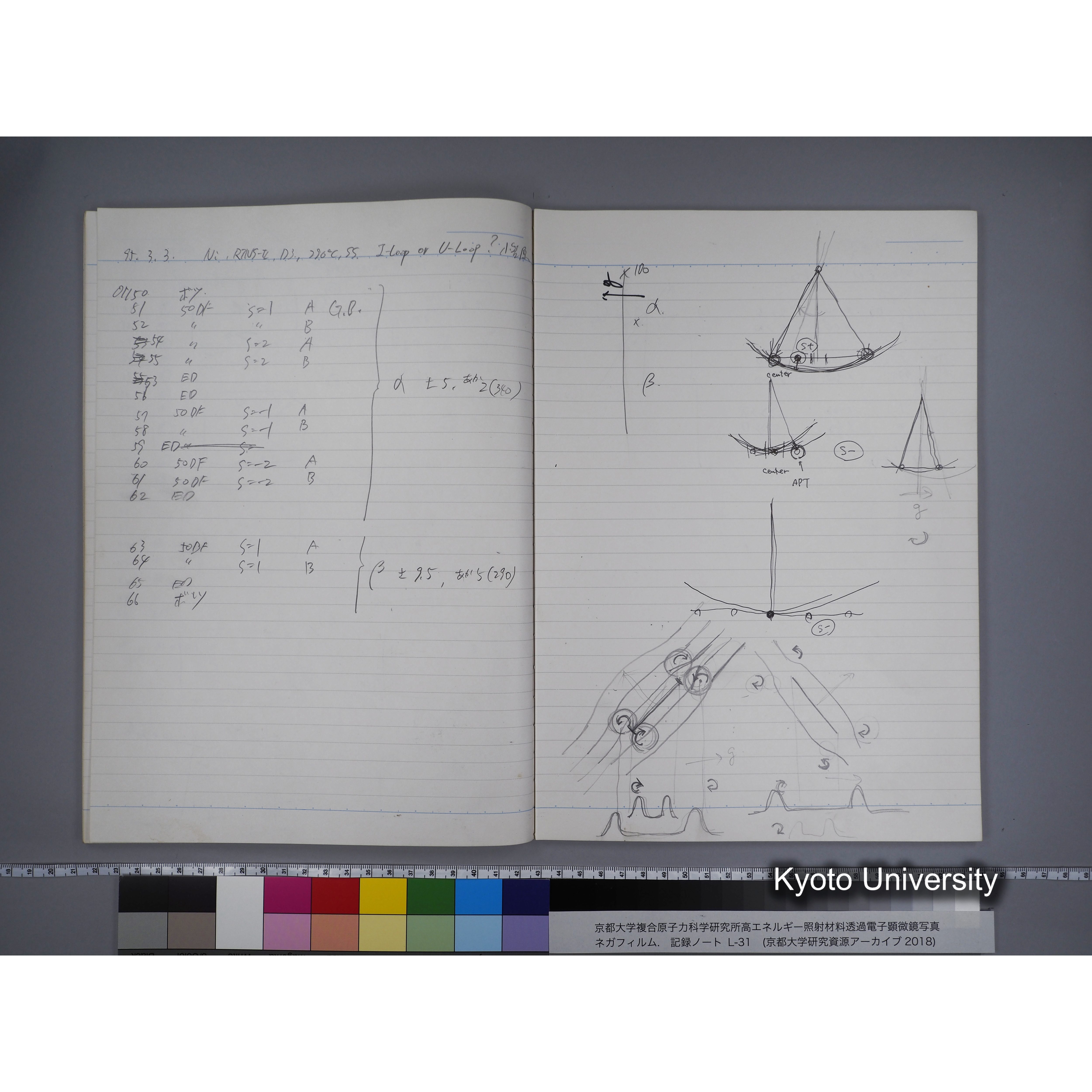 [記録ノート, Lシリーズ] L31 '95.2.5〜. (34)