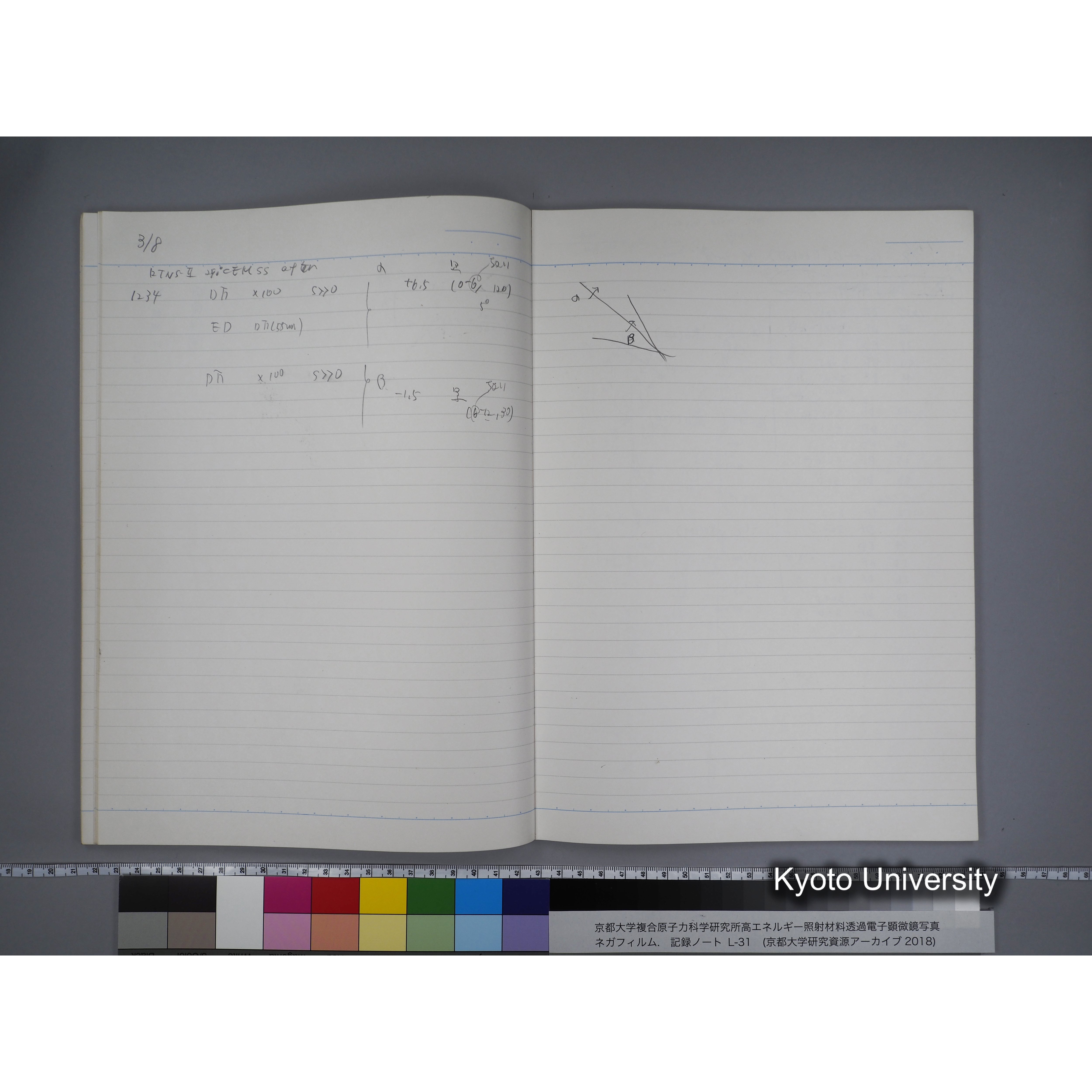 [記録ノート, Lシリーズ] L31 '95.2.5〜. (39)