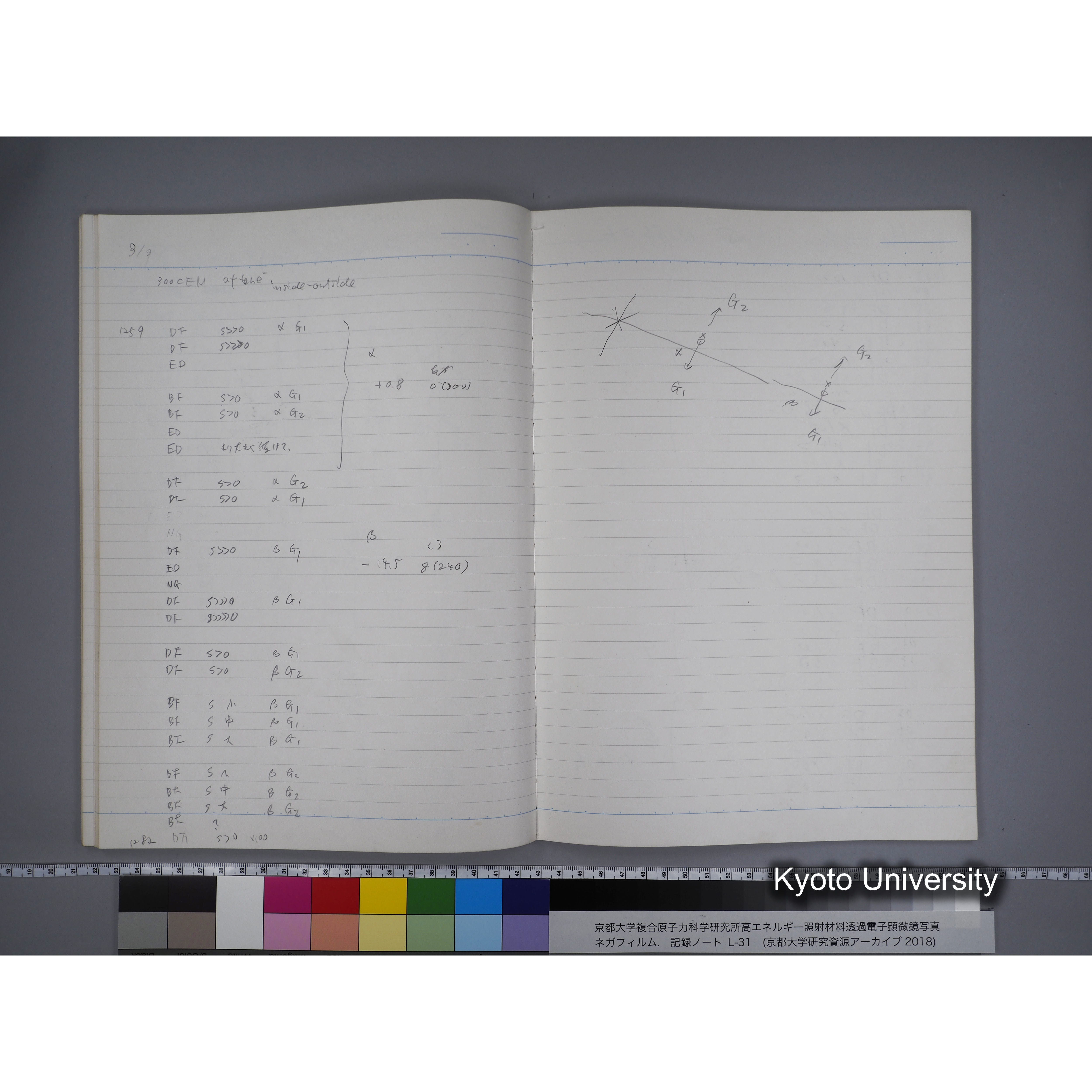[記録ノート, Lシリーズ] L31 '95.2.5〜. (41)