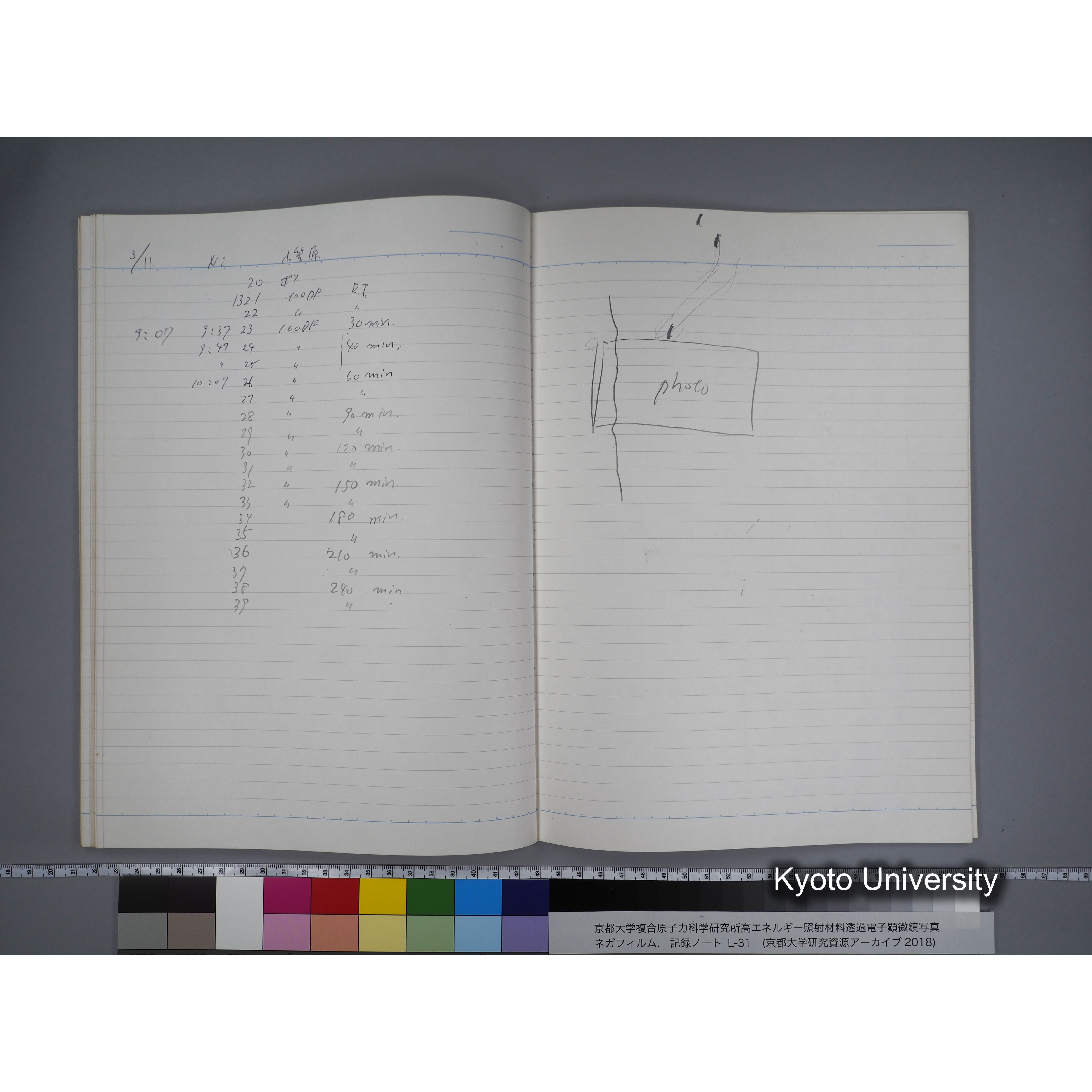 [記録ノート, Lシリーズ] L31 '95.2.5〜. (44)