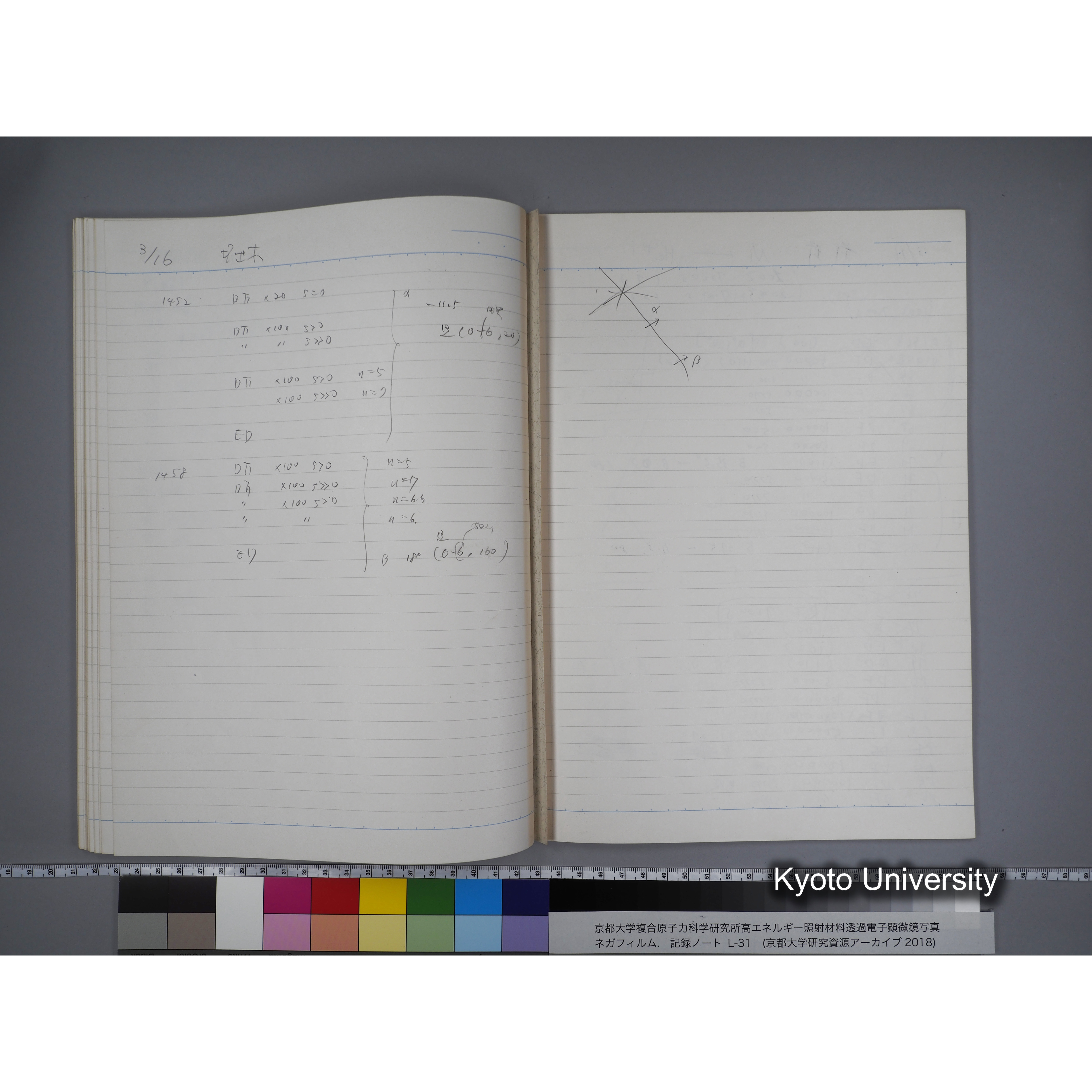 [記録ノート, Lシリーズ] L31 '95.2.5〜. (49)