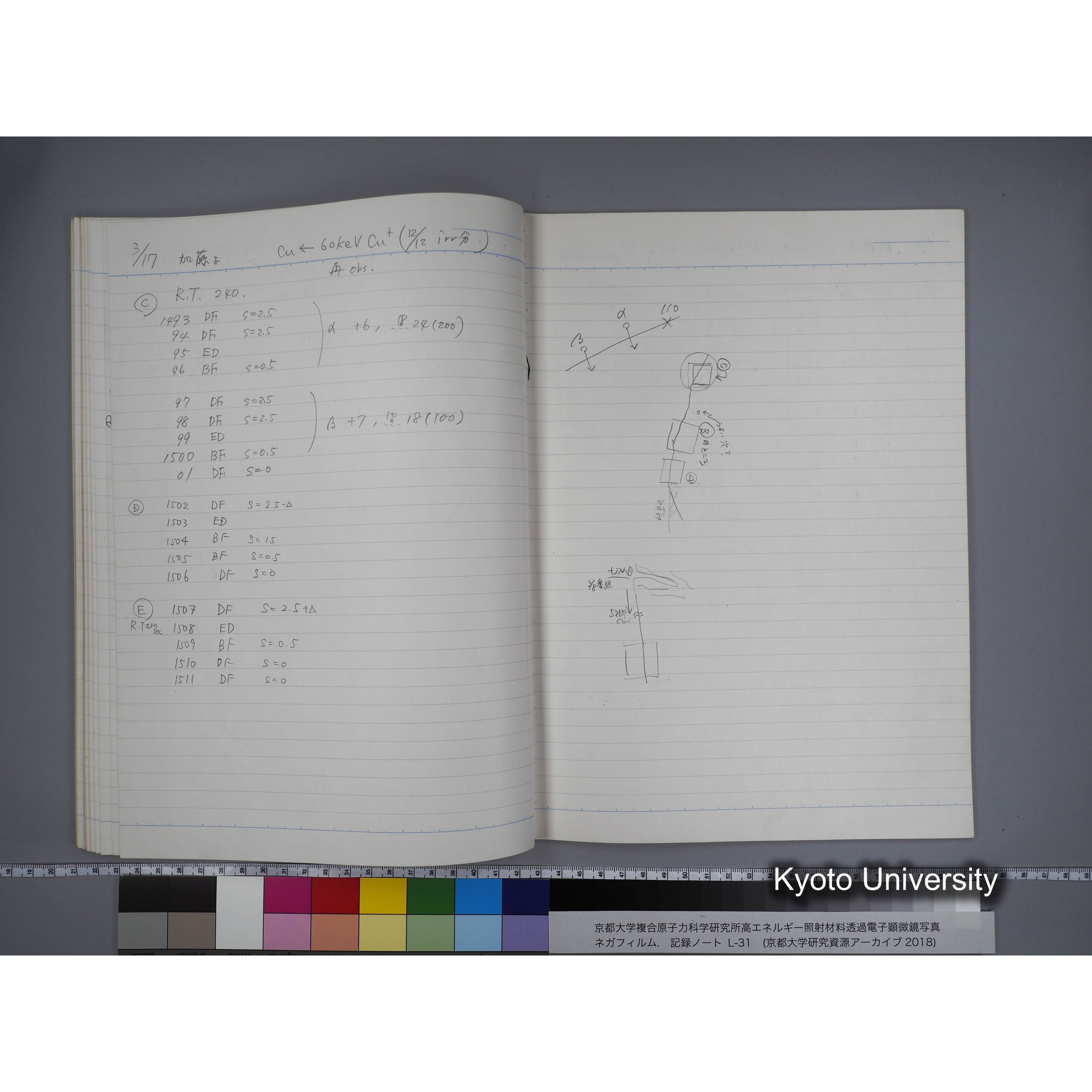 [記録ノート, Lシリーズ] L31 '95.2.5〜. (51)