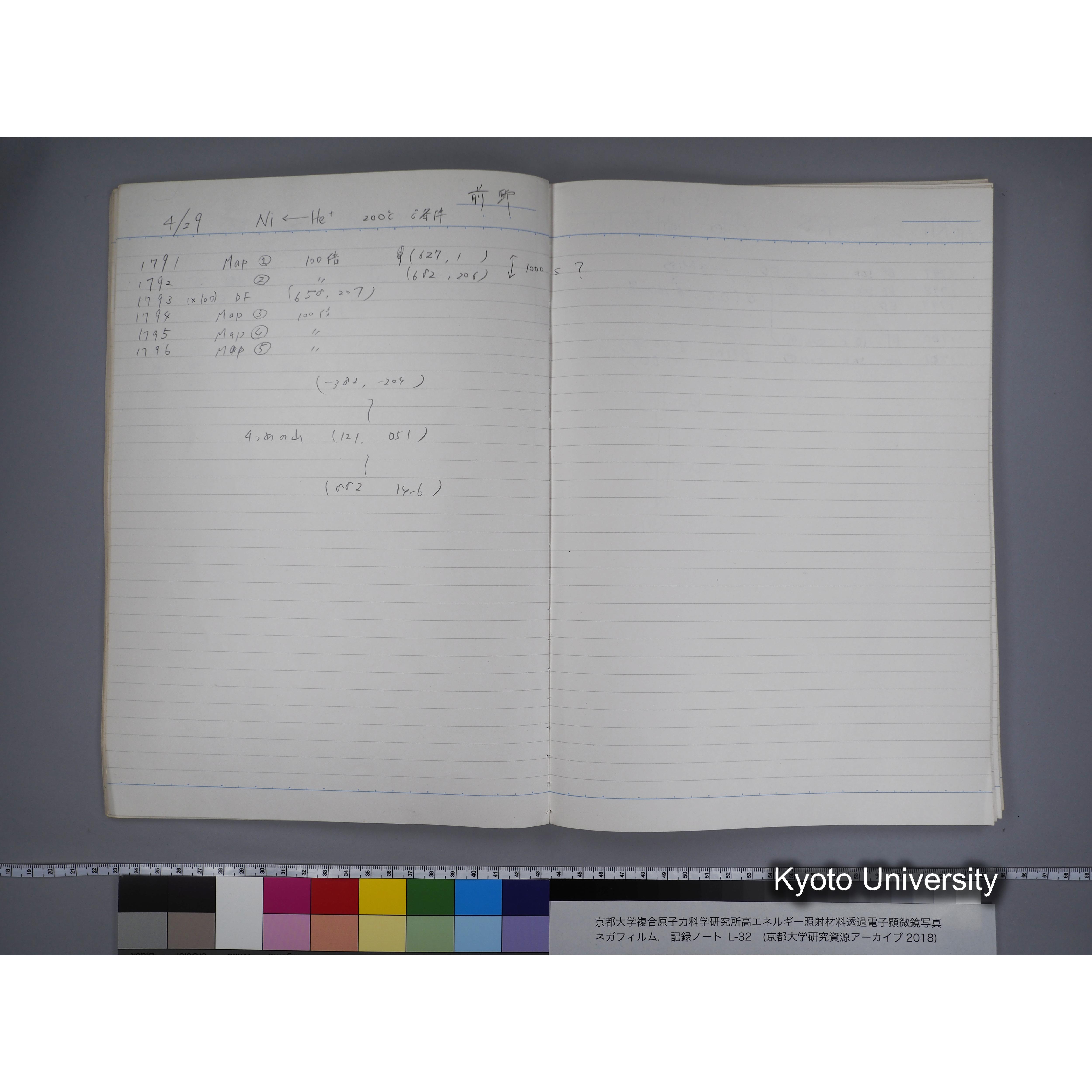 [記録ノート, Lシリーズ] L32 '95.4.22〜 '95.7.15 (12)