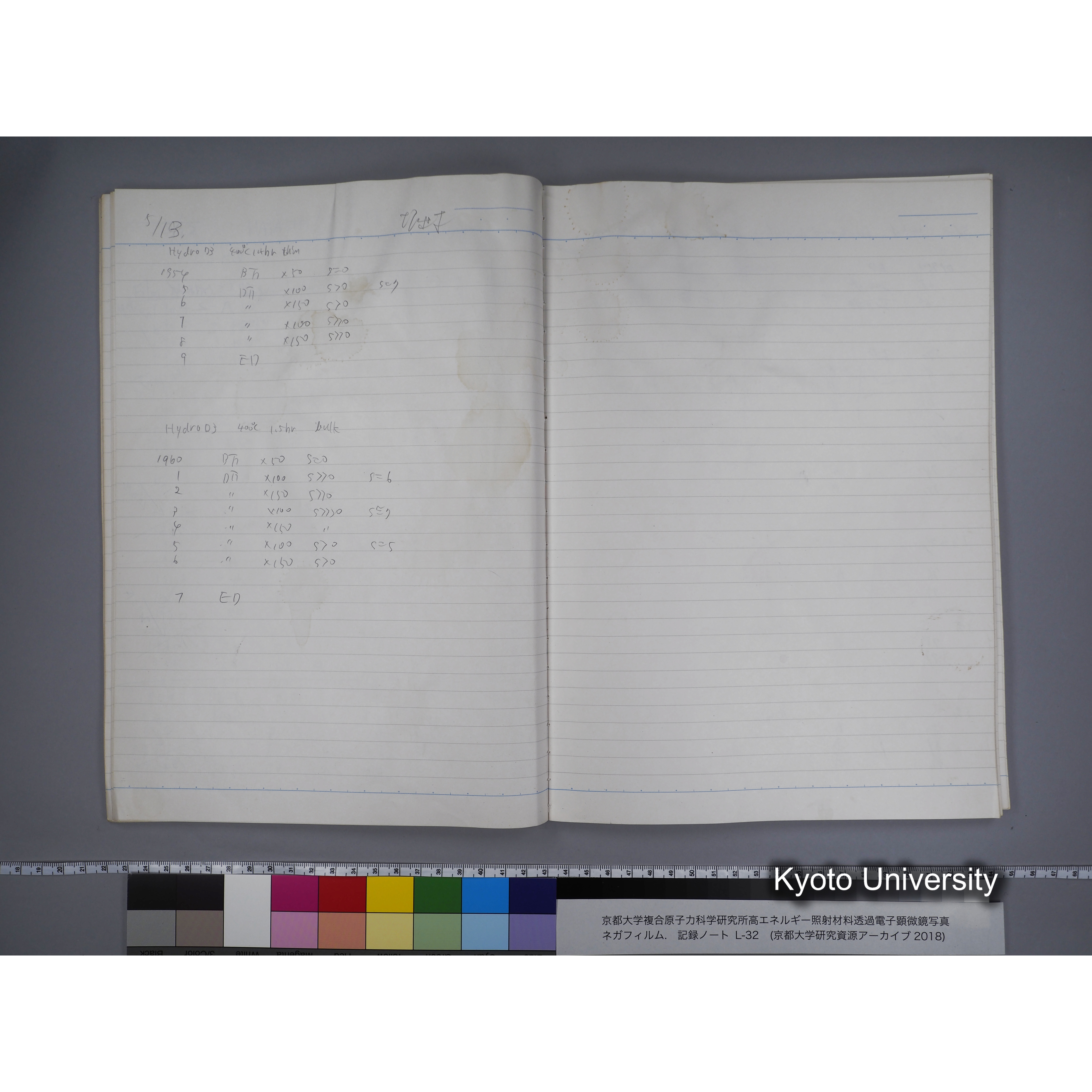 [記録ノート, Lシリーズ] L32 '95.4.22〜 '95.7.15 (23)
