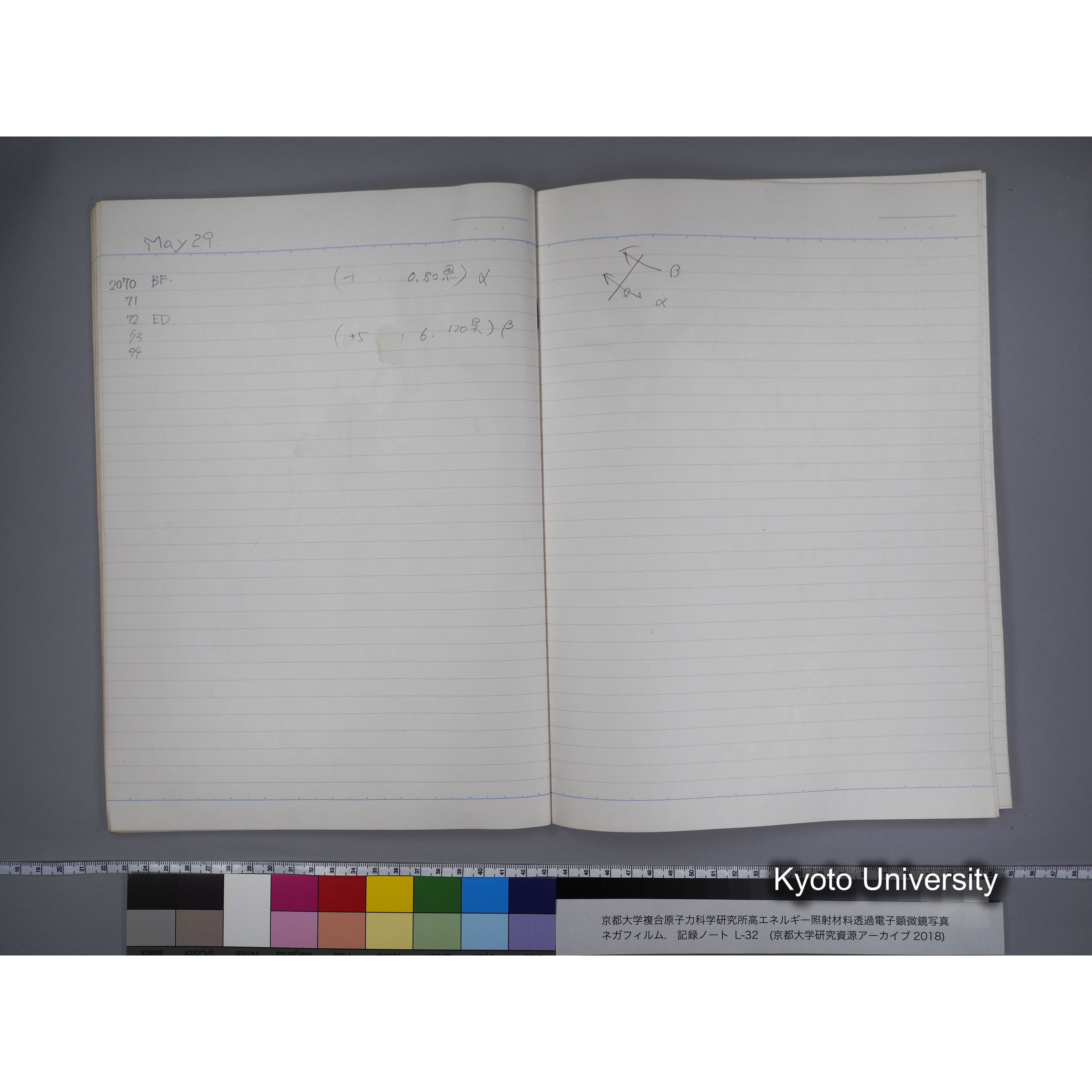 [記録ノート, Lシリーズ] L32 '95.4.22〜 '95.7.15 (31)