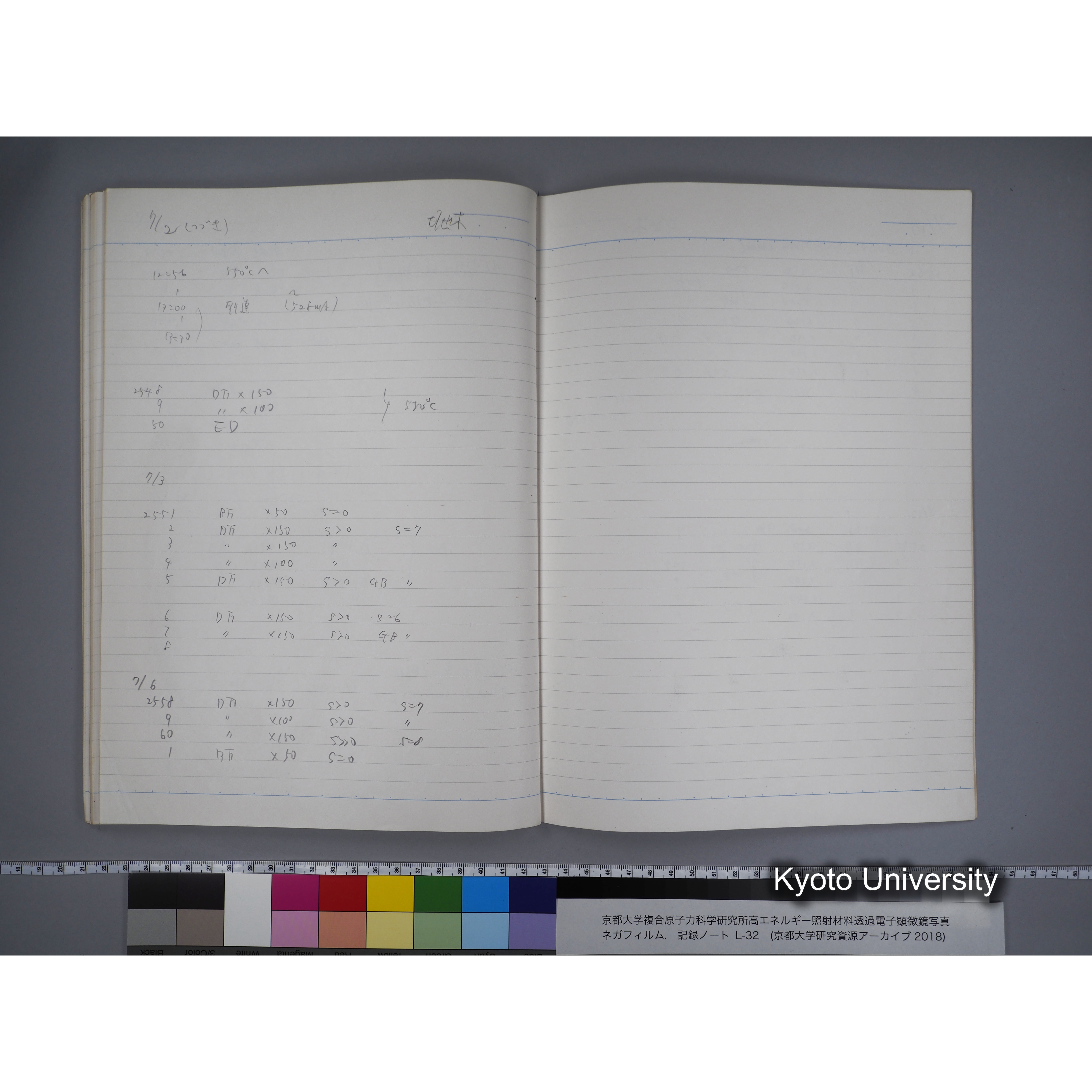 [記録ノート, Lシリーズ] L32 '95.4.22〜 '95.7.15 (60)