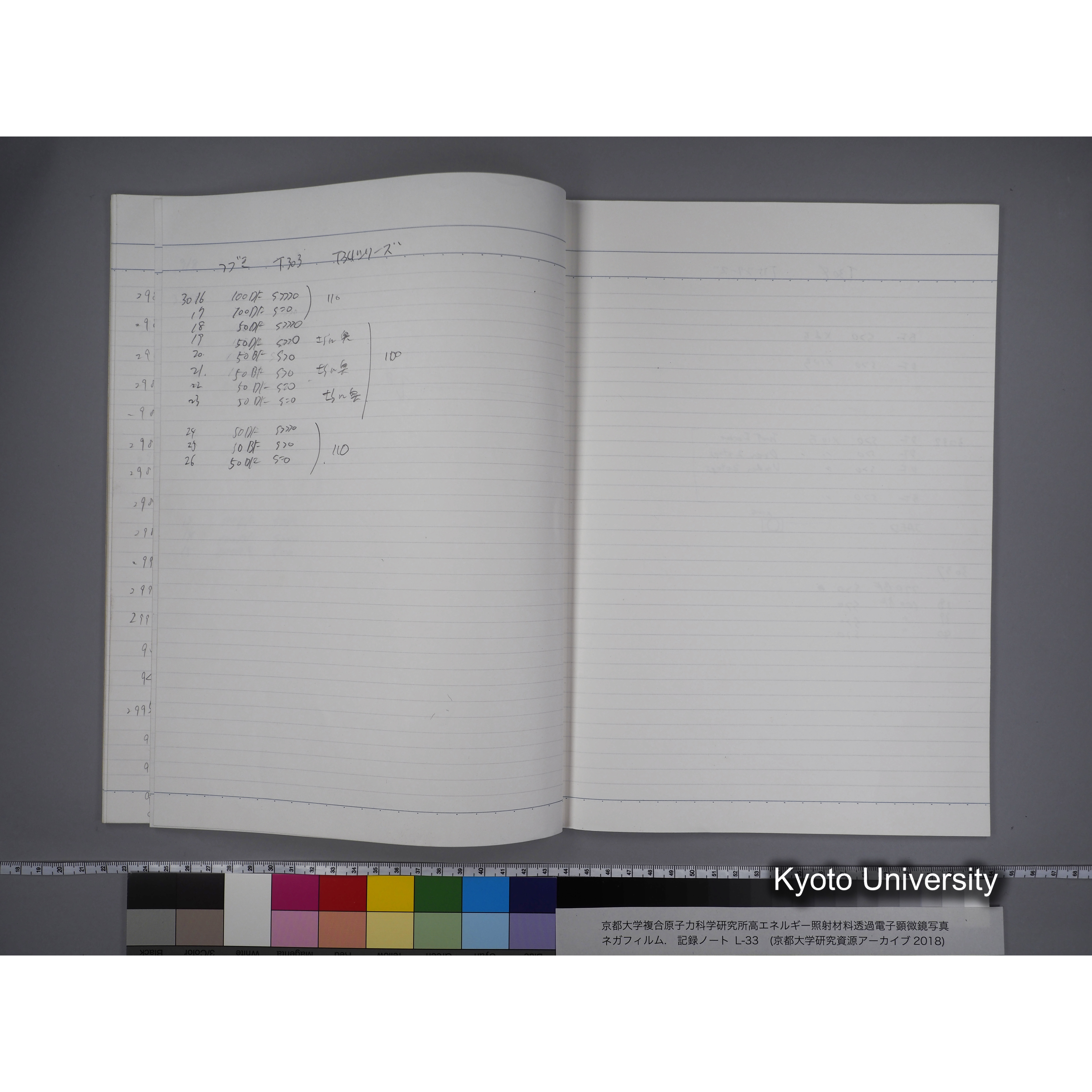 [記録ノート, Lシリーズ] L-33 '95 7.17〜10.16 (25)