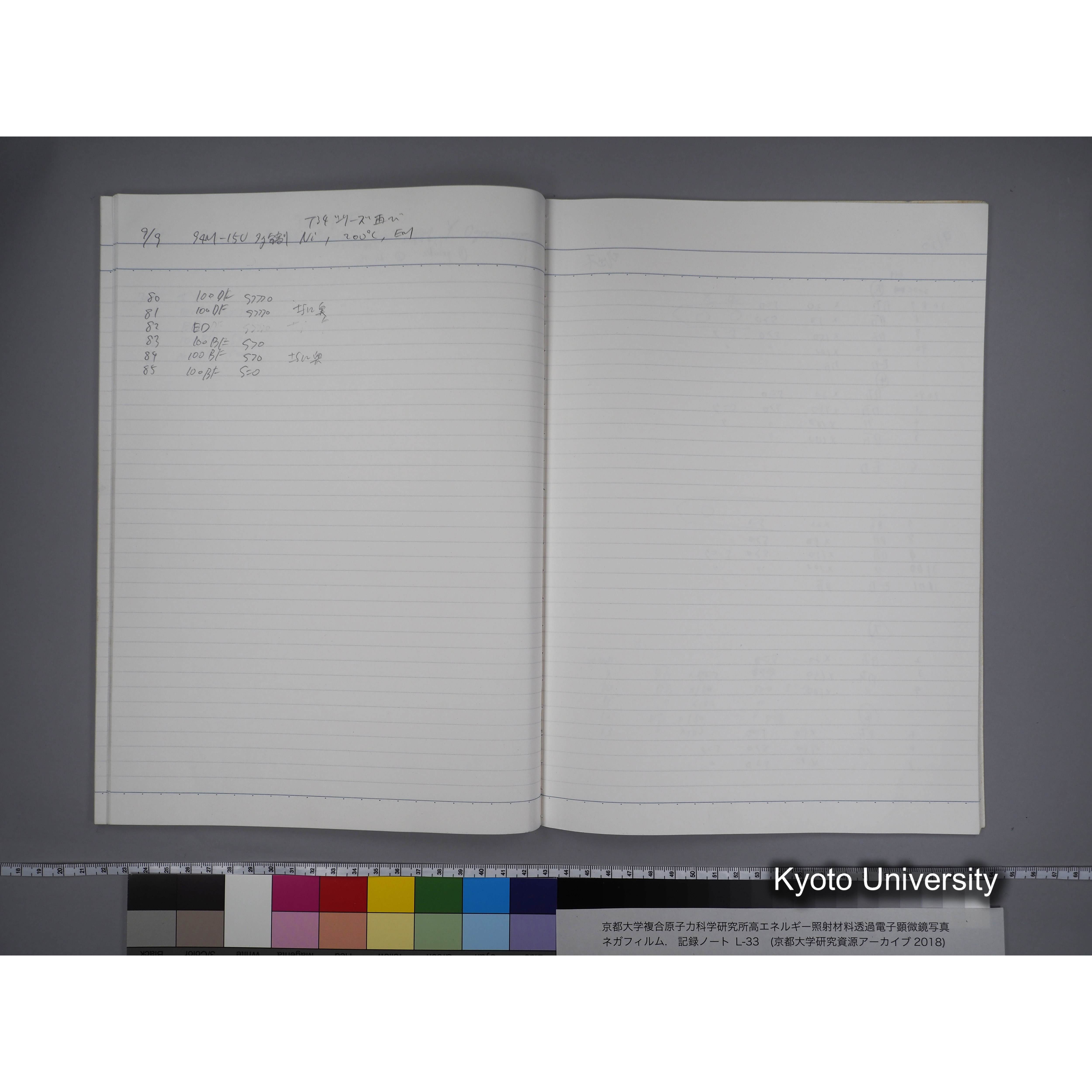 [記録ノート, Lシリーズ] L-33 '95 7.17〜10.16 (31)