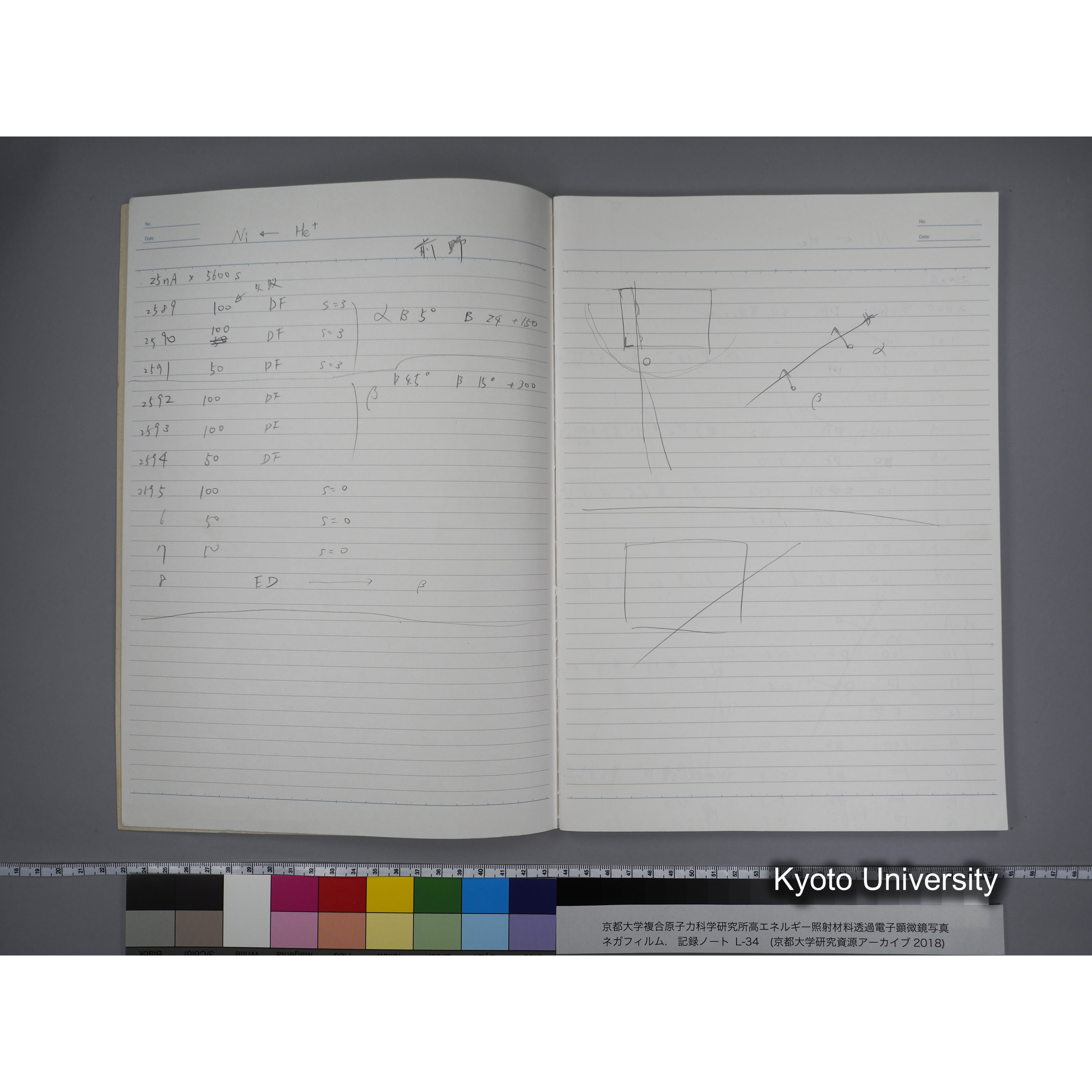 [記録ノート, Lシリーズ] L-34 '95.oct. 10.17 〜11.24 (4)