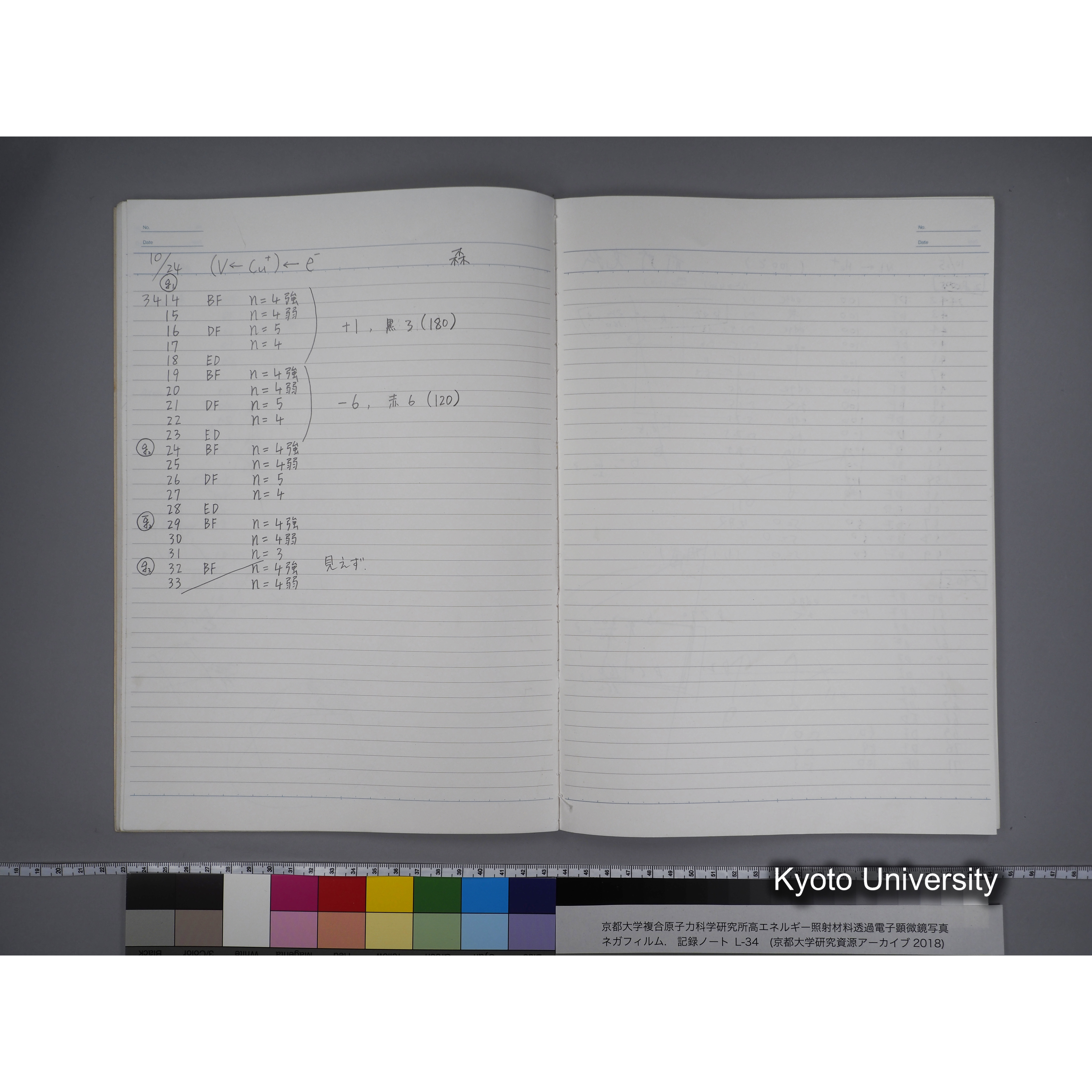 [記録ノート, Lシリーズ] L-34 '95.oct. 10.17 〜11.24 (14)