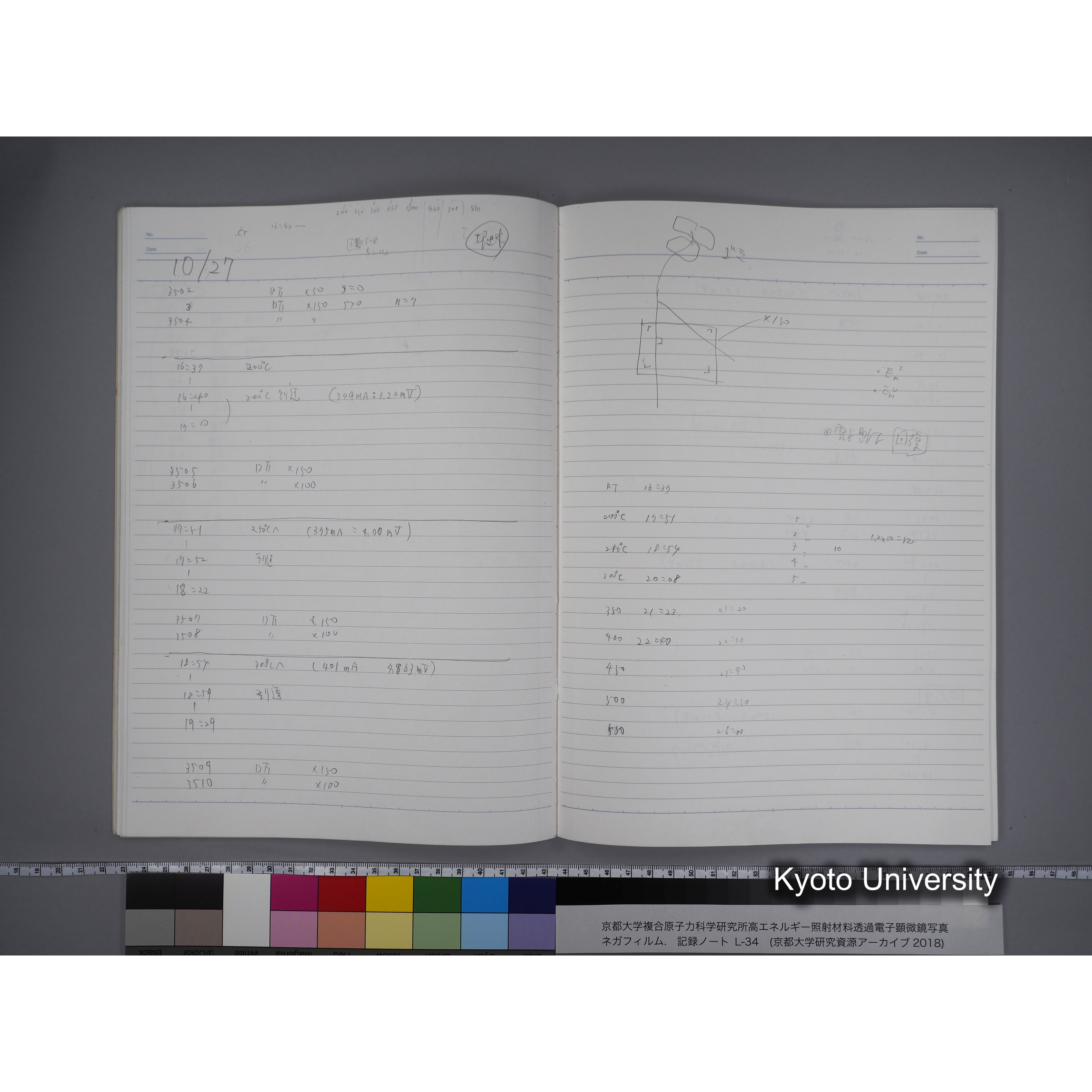 [記録ノート, Lシリーズ] L-34 '95.oct. 10.17 〜11.24 (17)