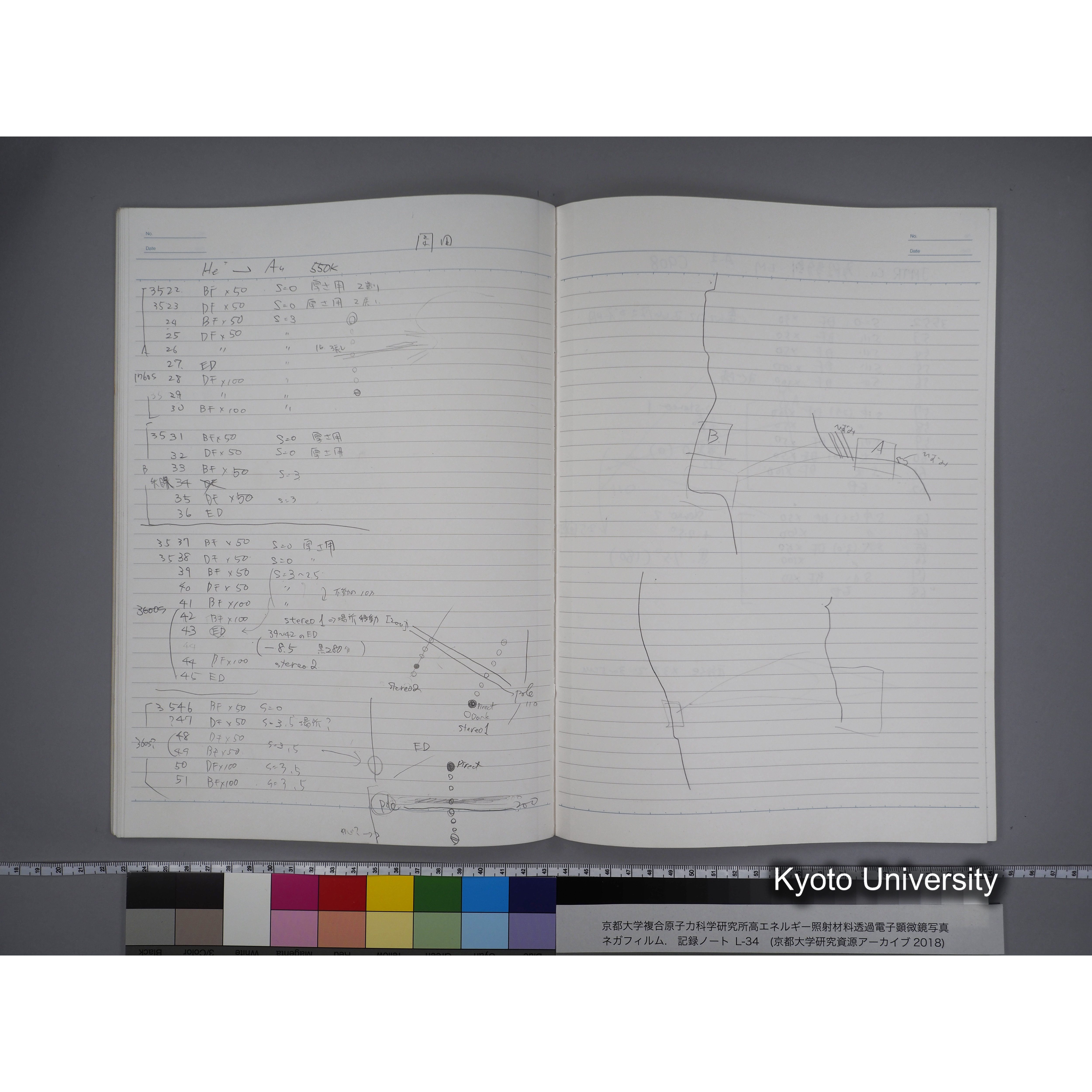 [記録ノート, Lシリーズ] L-34 '95.oct. 10.17 〜11.24 (20)