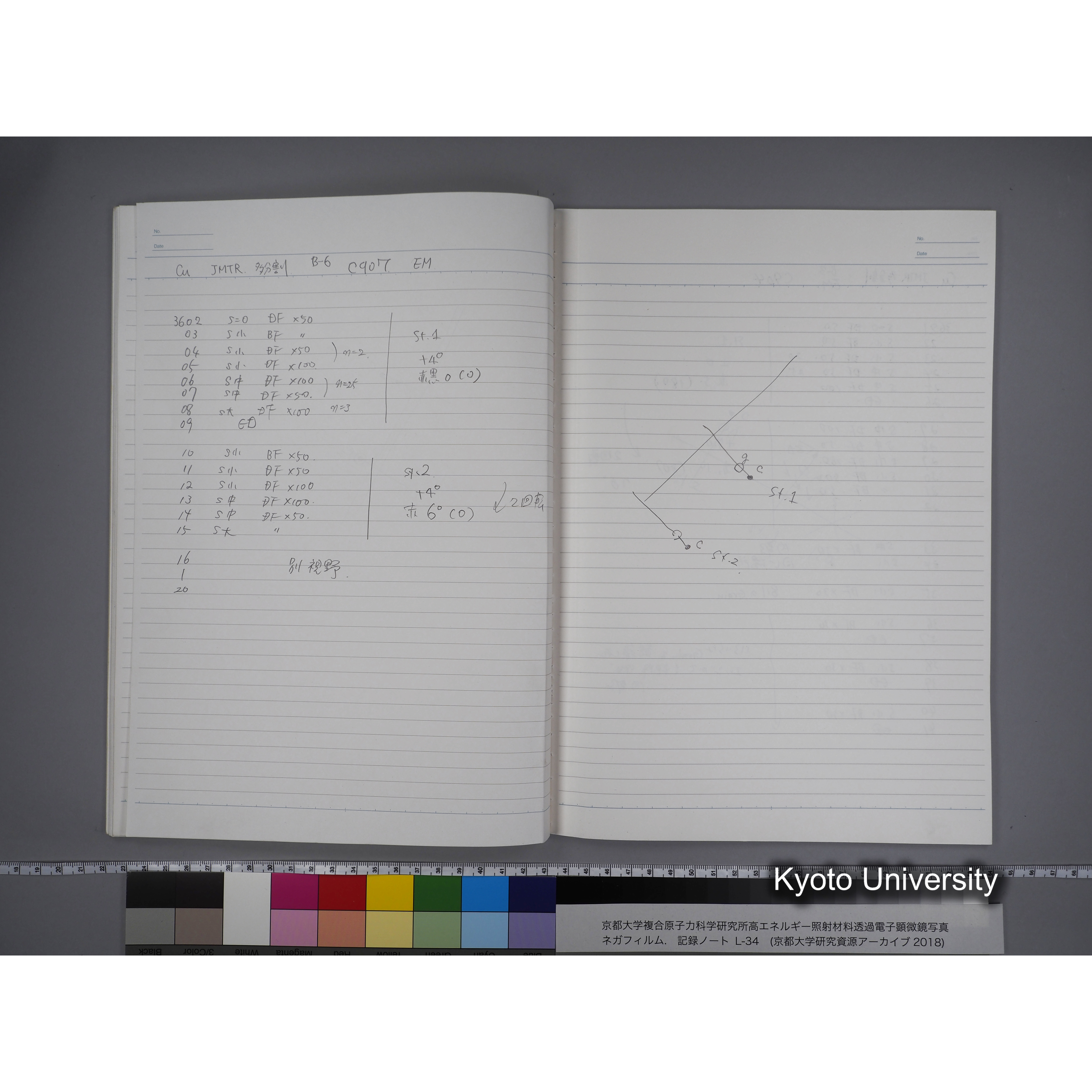 [記録ノート, Lシリーズ] L-34 '95.oct. 10.17 〜11.24 (24)