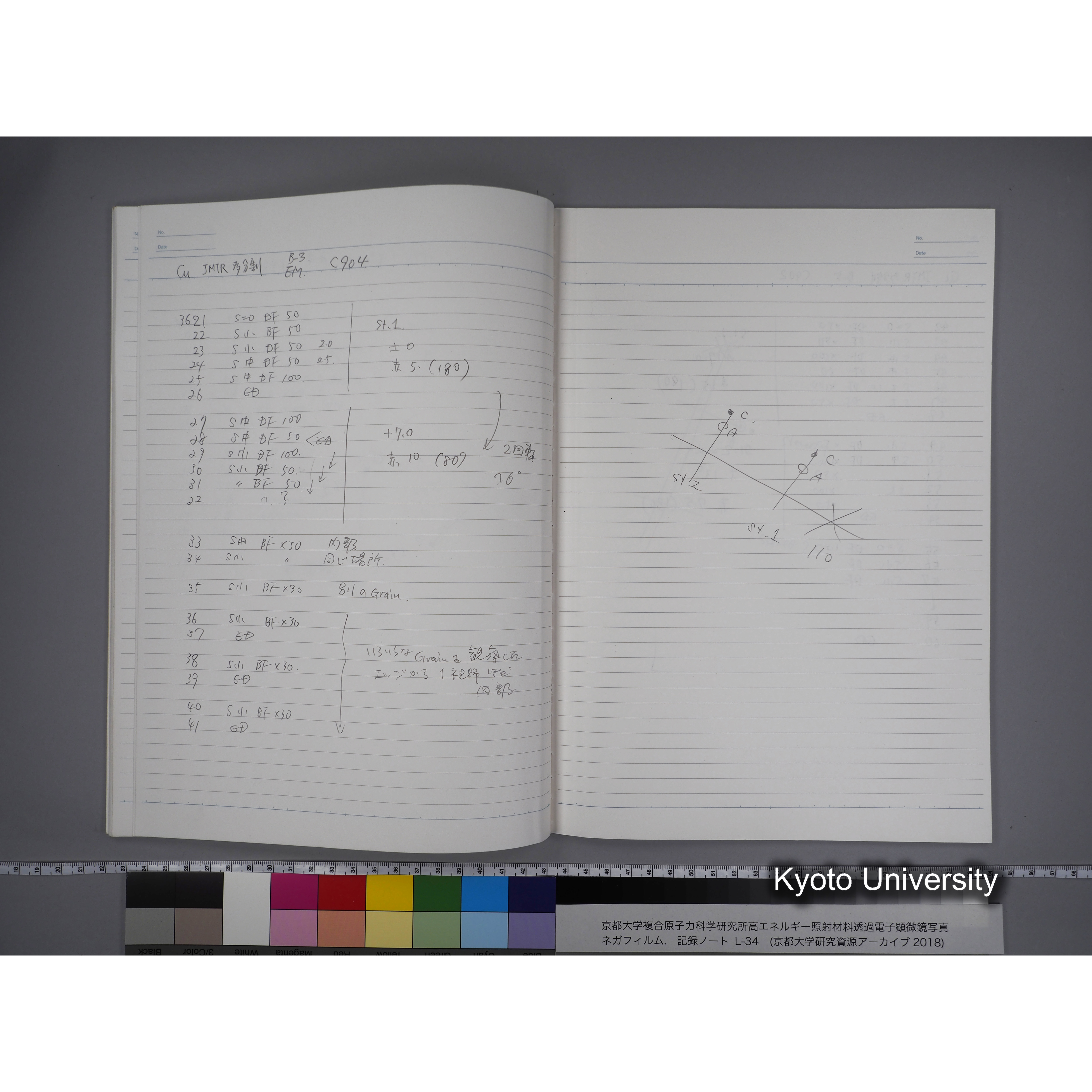 [記録ノート, Lシリーズ] L-34 '95.oct. 10.17 〜11.24 (25)