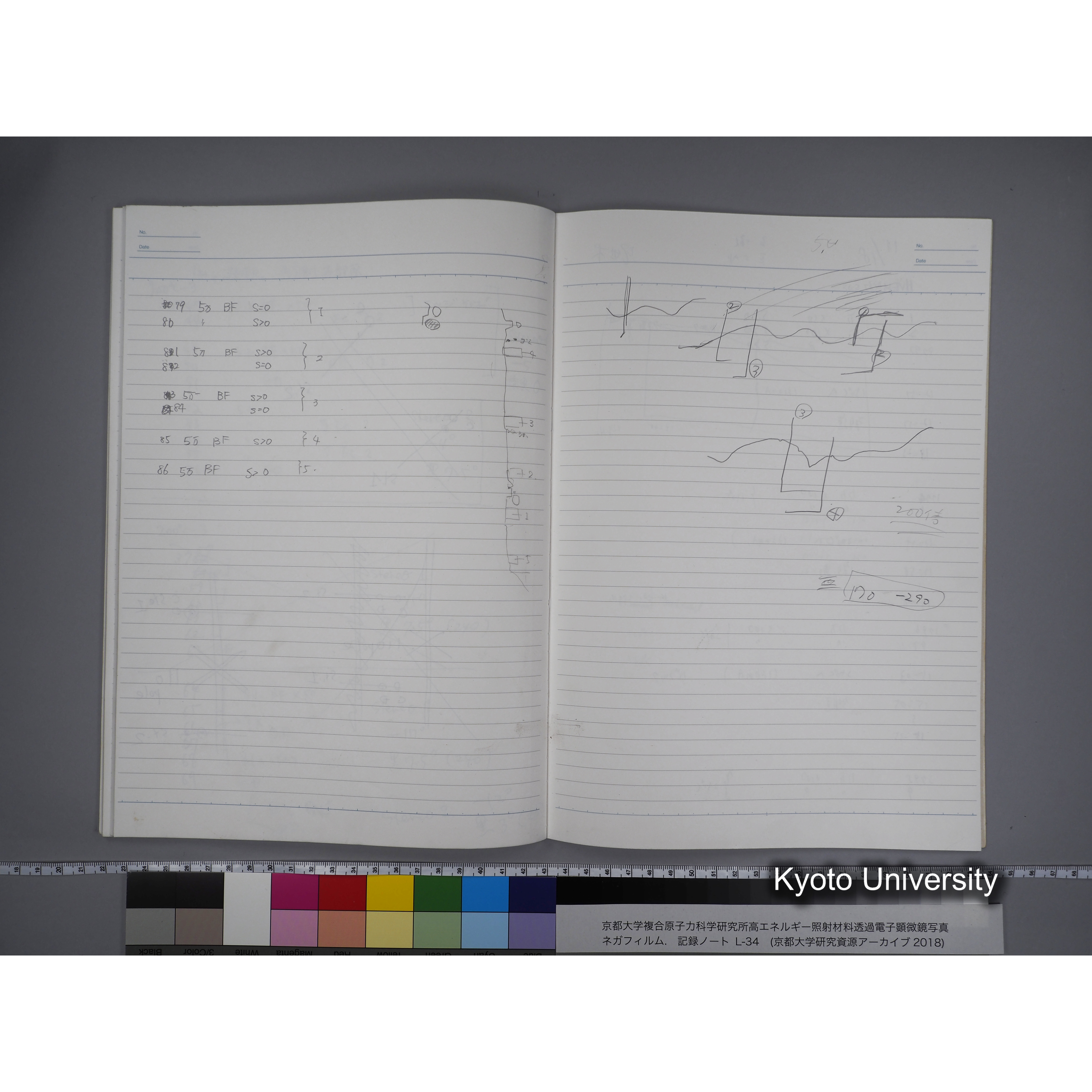 [記録ノート, Lシリーズ] L-34 '95.oct. 10.17 〜11.24 (34)