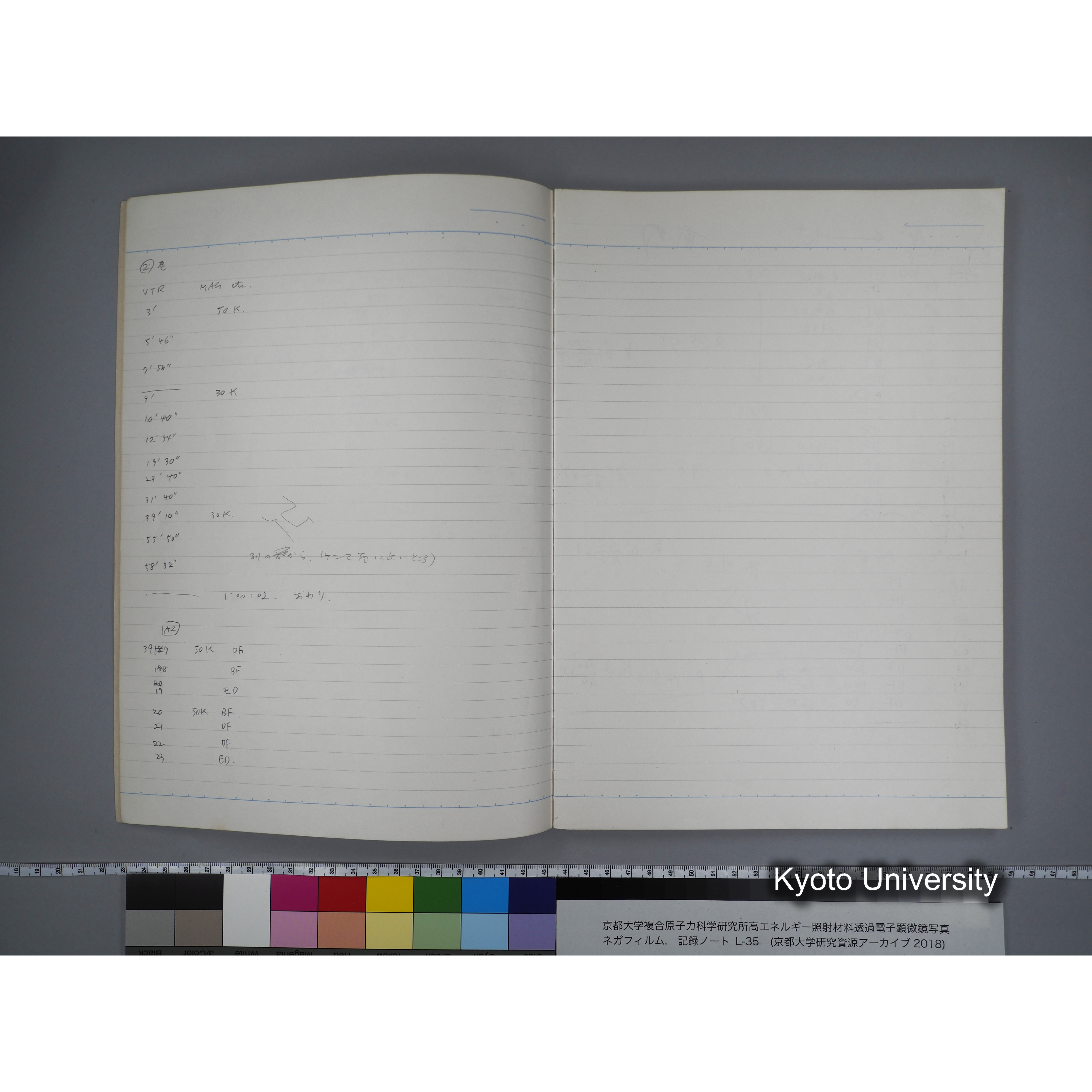 [記録ノート, Lシリーズ] L-35 '95.Nov.- 11.25〜1.16 (5)