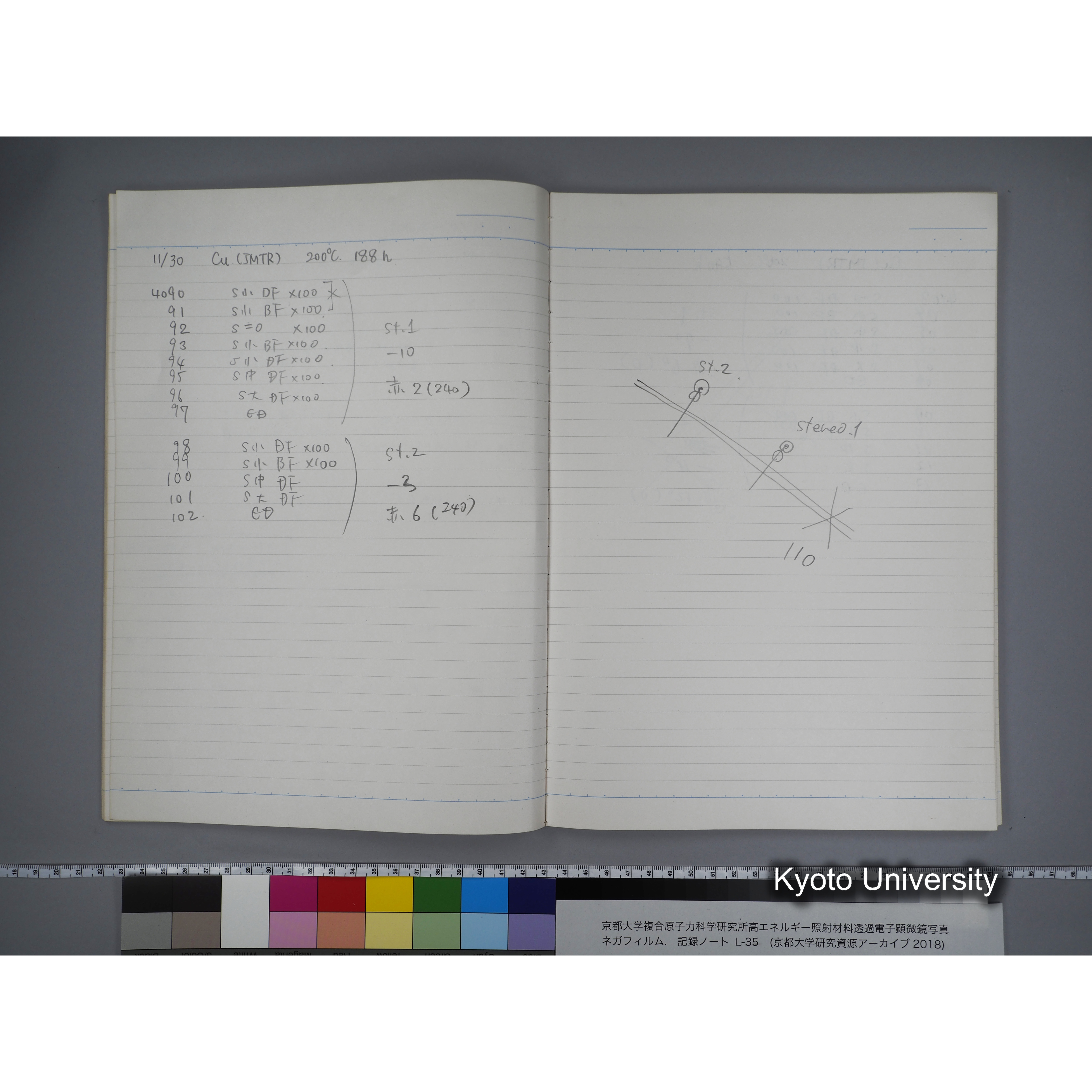 [記録ノート, Lシリーズ] L-35 '95.Nov.- 11.25〜1.16 (19)