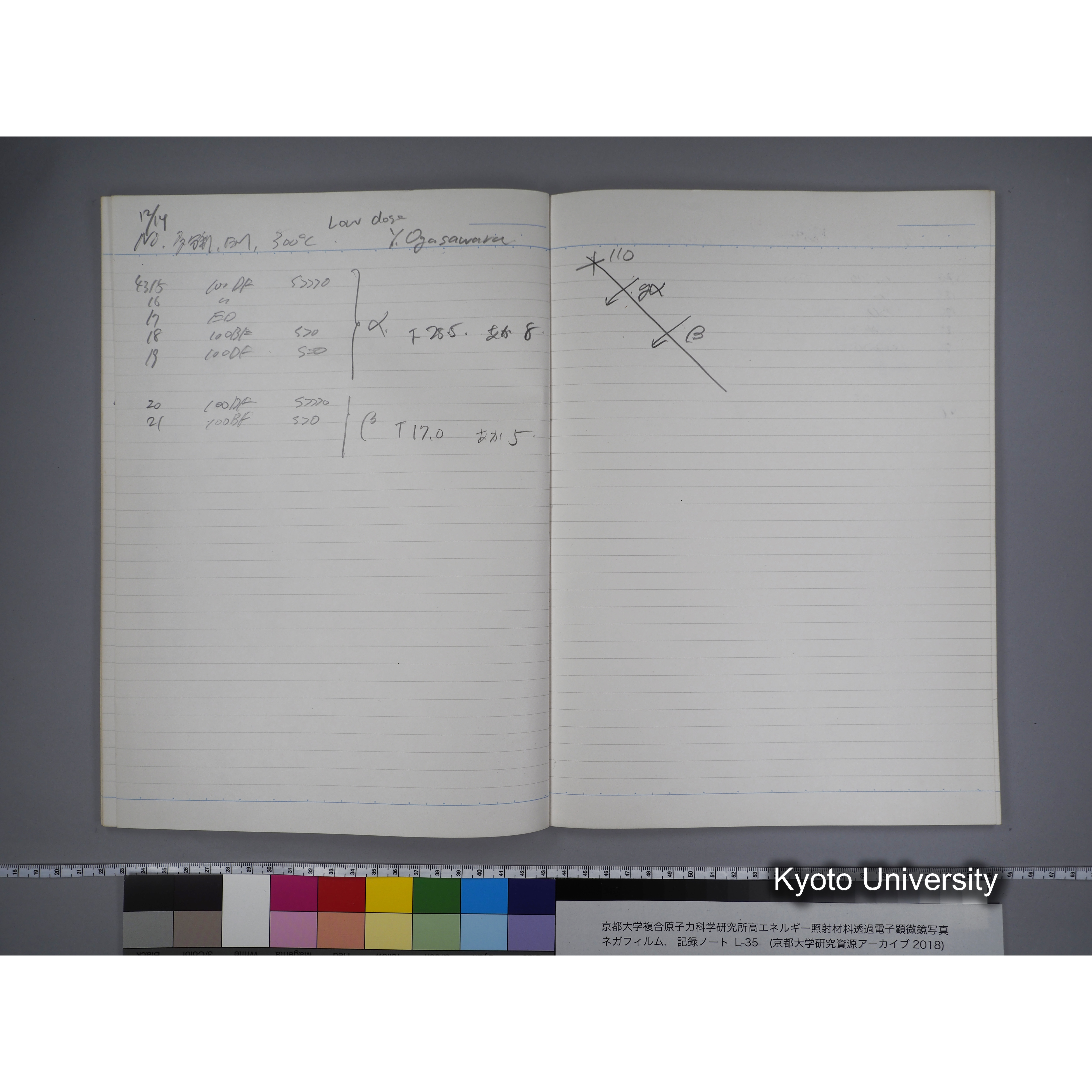 [記録ノート, Lシリーズ] L-35 '95.Nov.- 11.25〜1.16 (33)