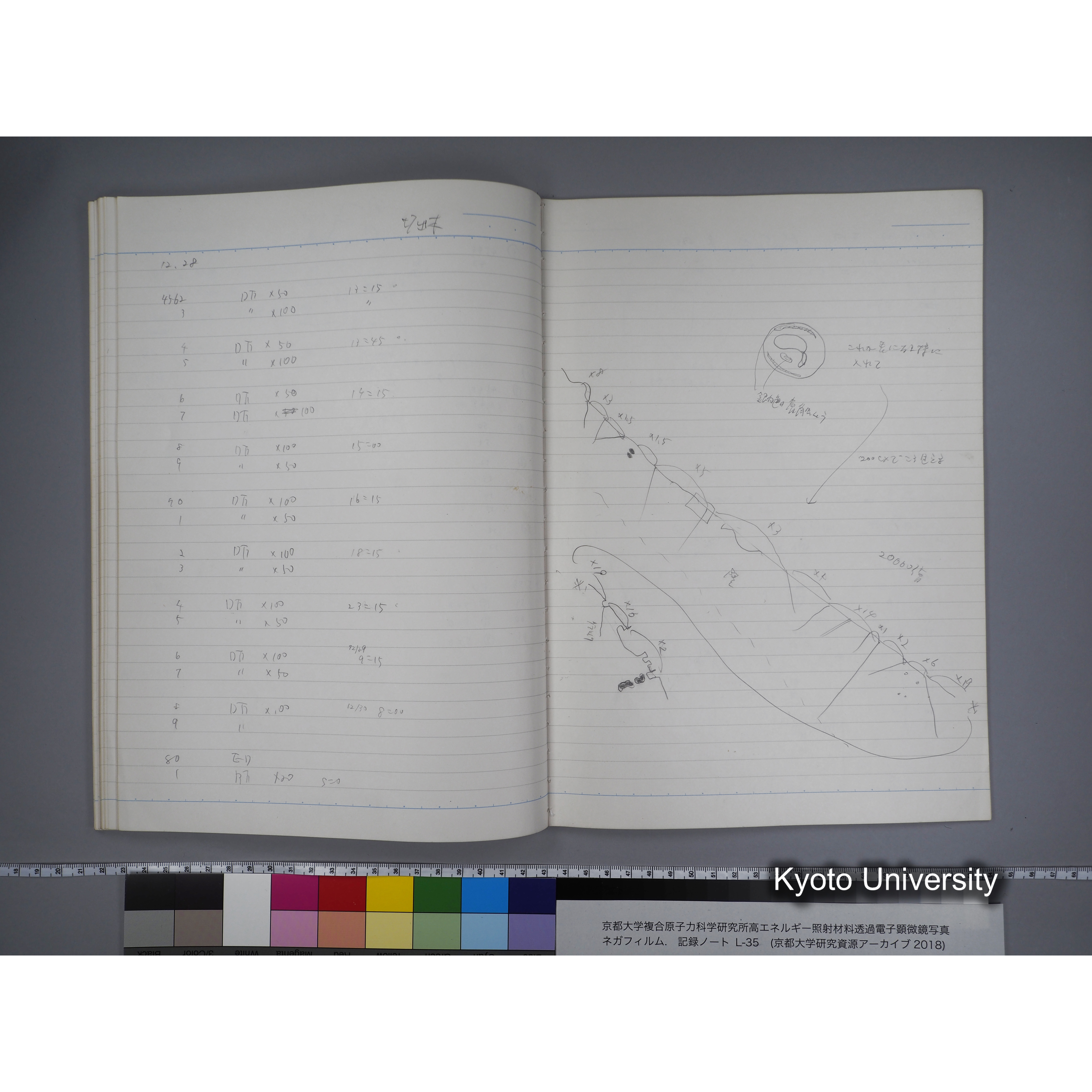 [記録ノート, Lシリーズ] L-35 '95.Nov.- 11.25〜1.16 (55)