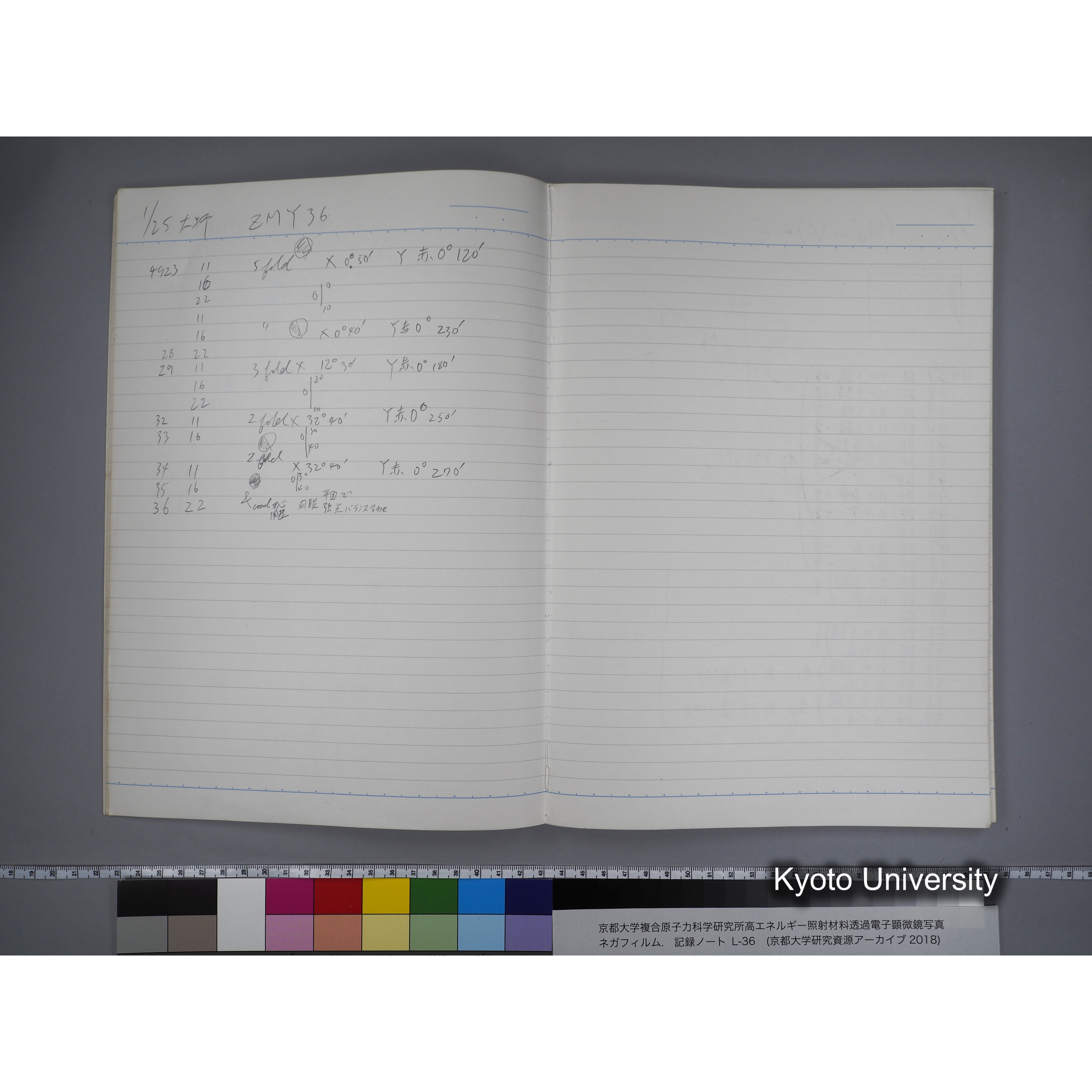 [記録ノート, Lシリーズ] L-36 '96 Jan. 1.19〜7.5 (11)