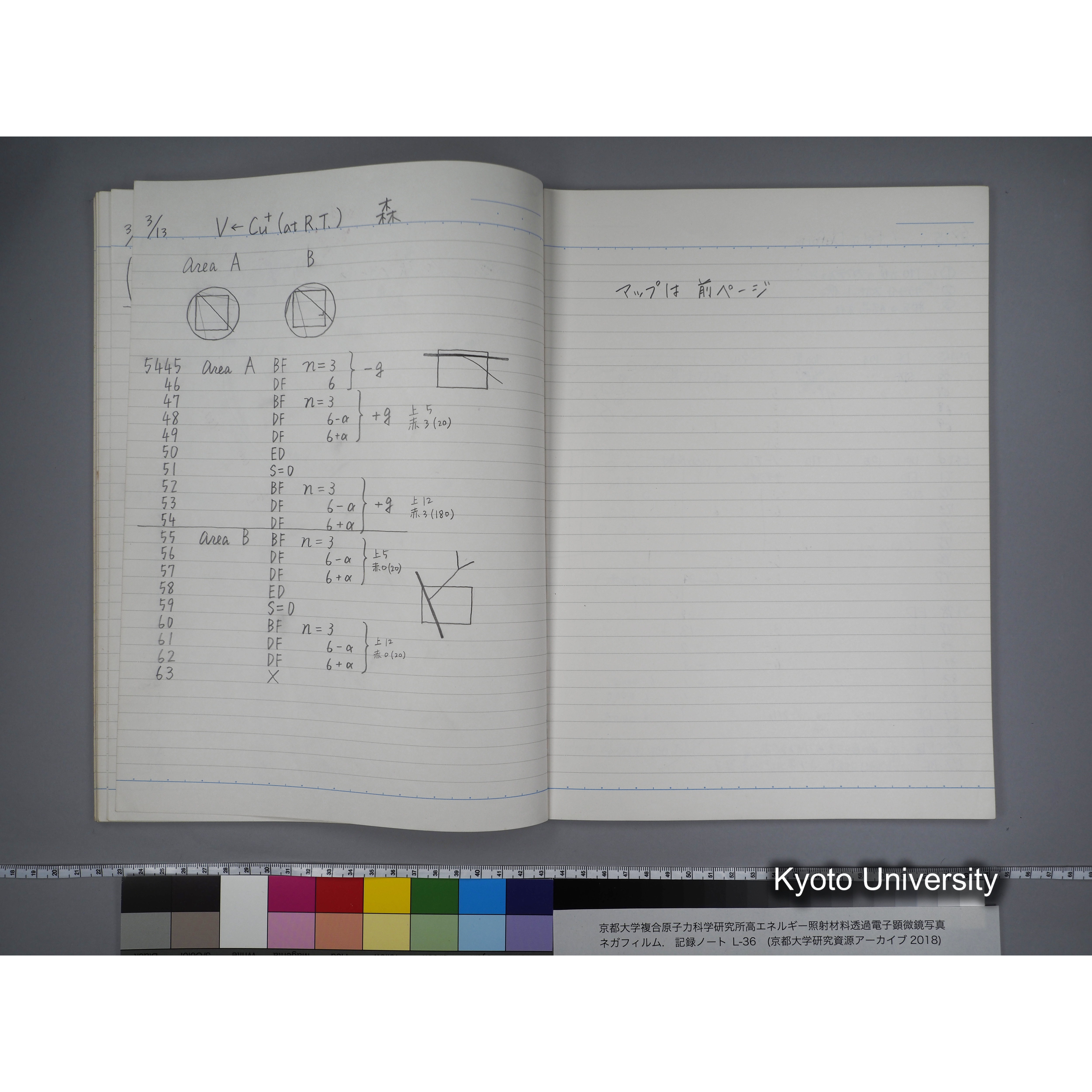 [記録ノート, Lシリーズ] L-36 '96 Jan. 1.19〜7.5 (35)