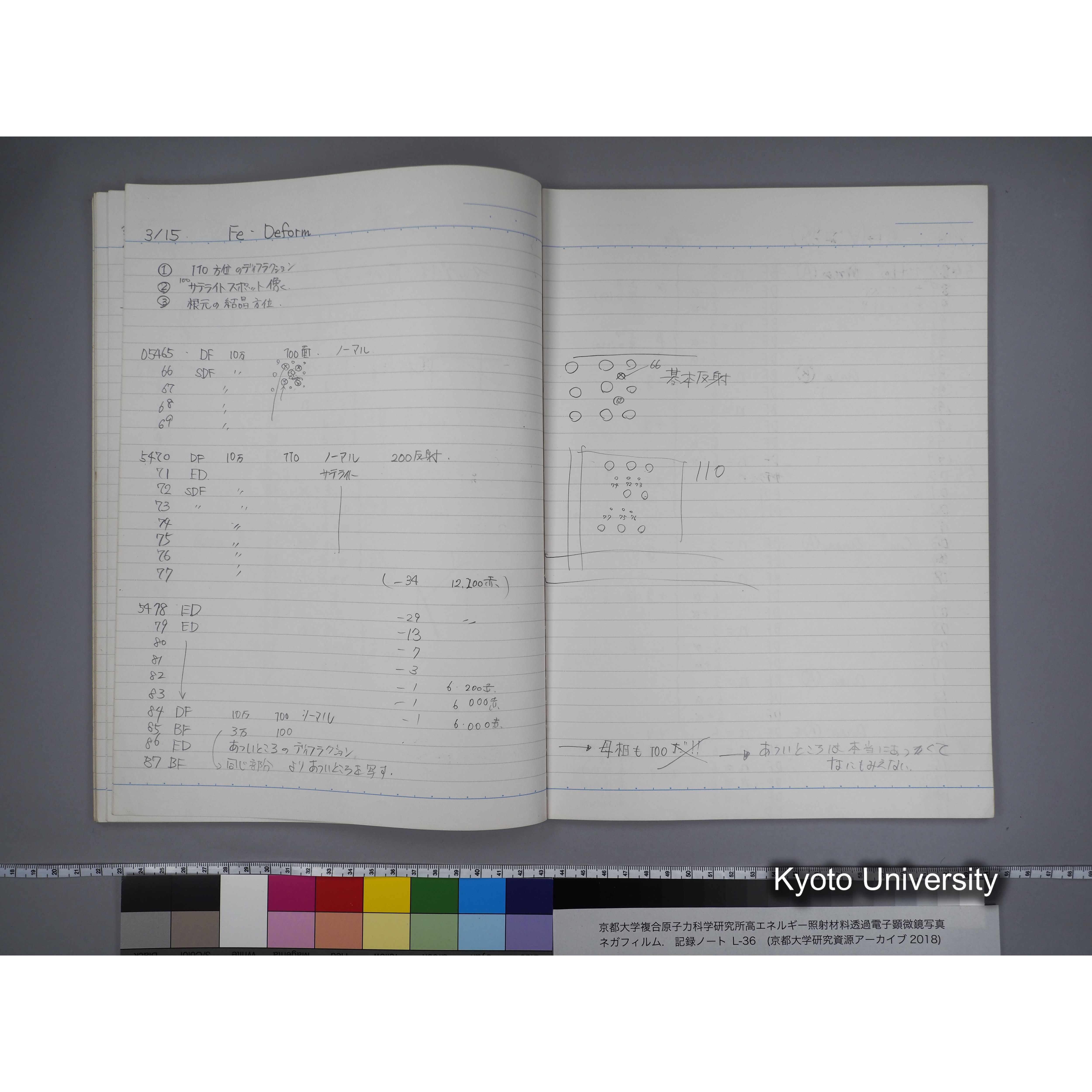 [記録ノート, Lシリーズ] L-36 '96 Jan. 1.19〜7.5 (36)