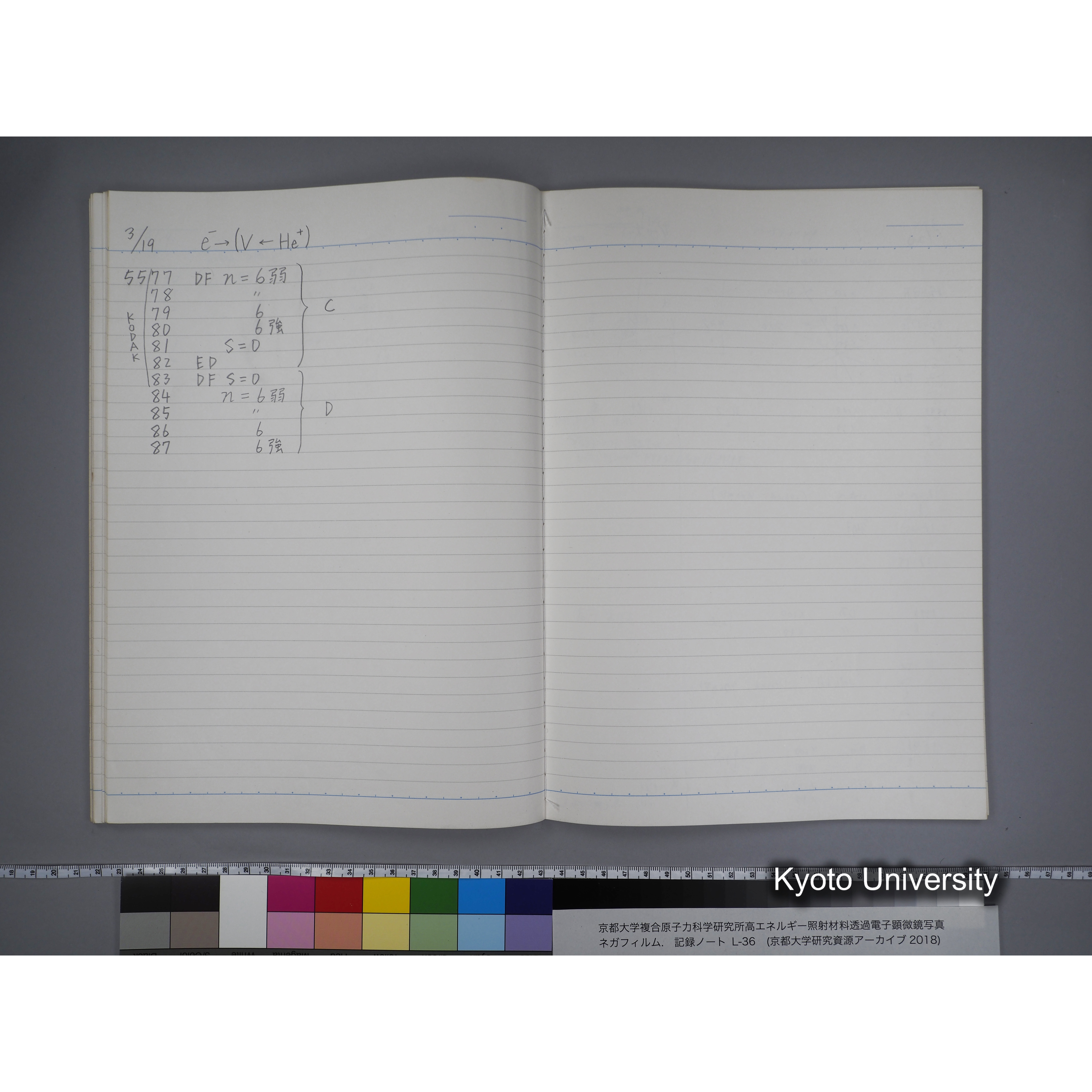 [記録ノート, Lシリーズ] L-36 '96 Jan. 1.19〜7.5 (40)
