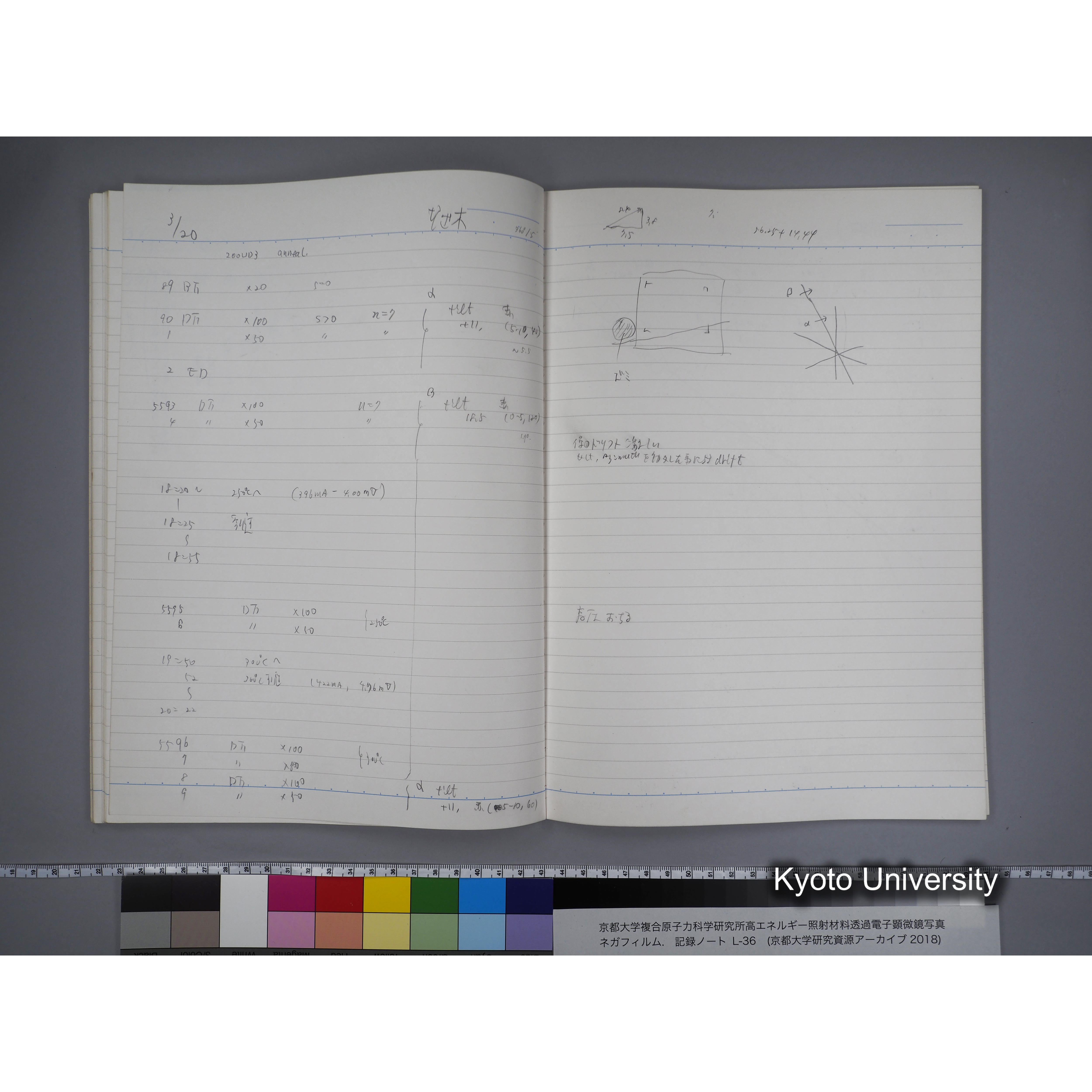 [記録ノート, Lシリーズ] L-36 '96 Jan. 1.19〜7.5 (41)
