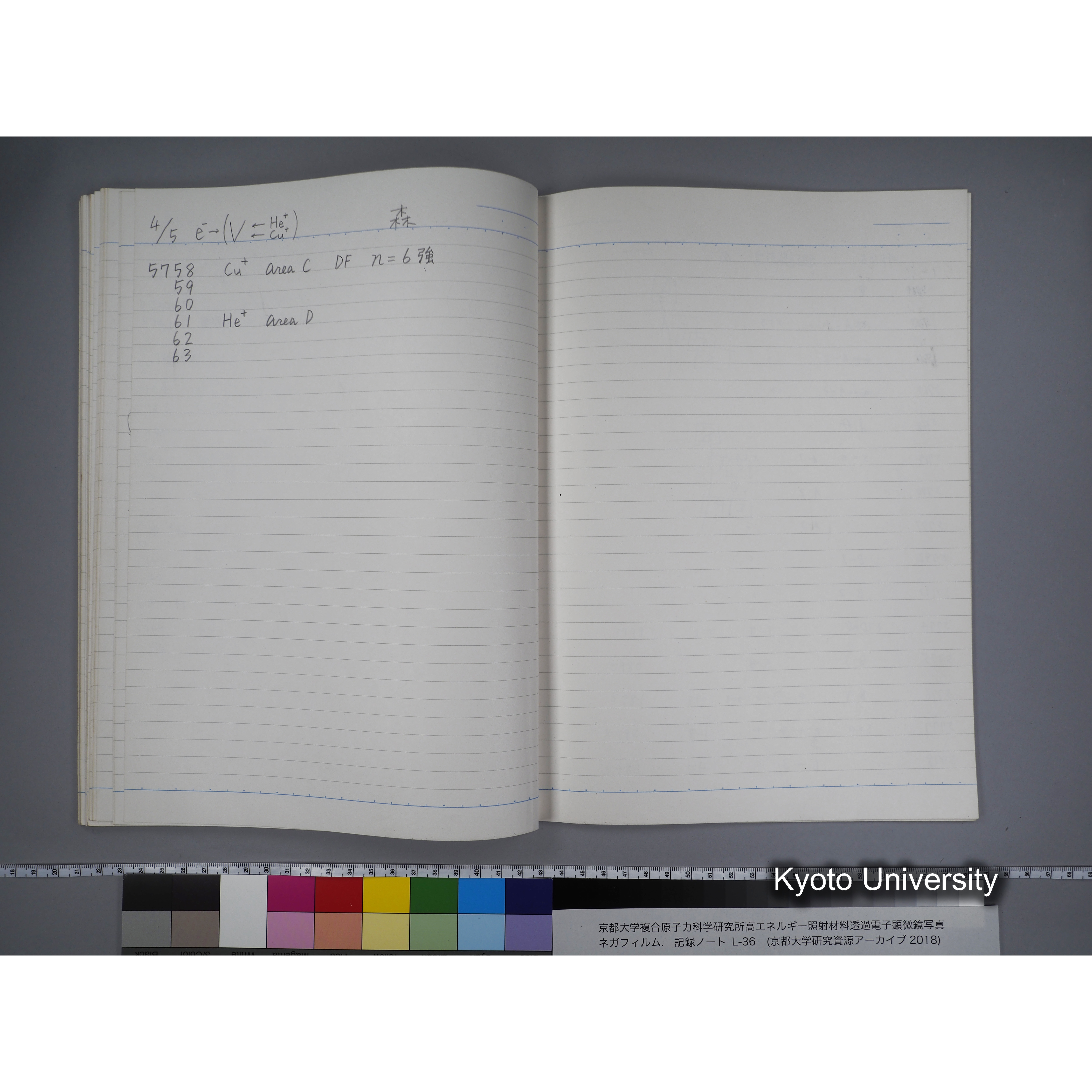 [記録ノート, Lシリーズ] L-36 '96 Jan. 1.19〜7.5 (51)