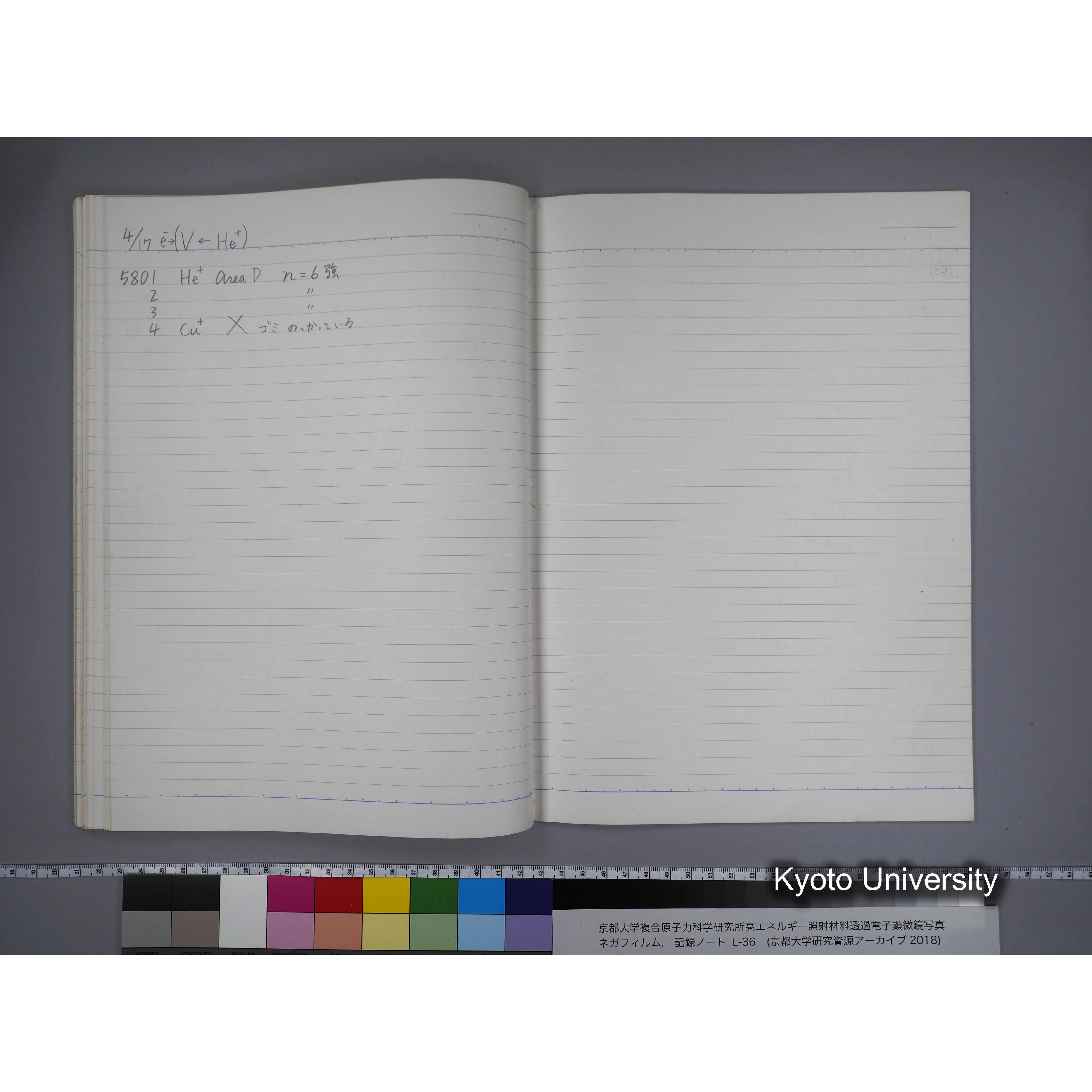 [記録ノート, Lシリーズ] L-36 '96 Jan. 1.19〜7.5 (55)