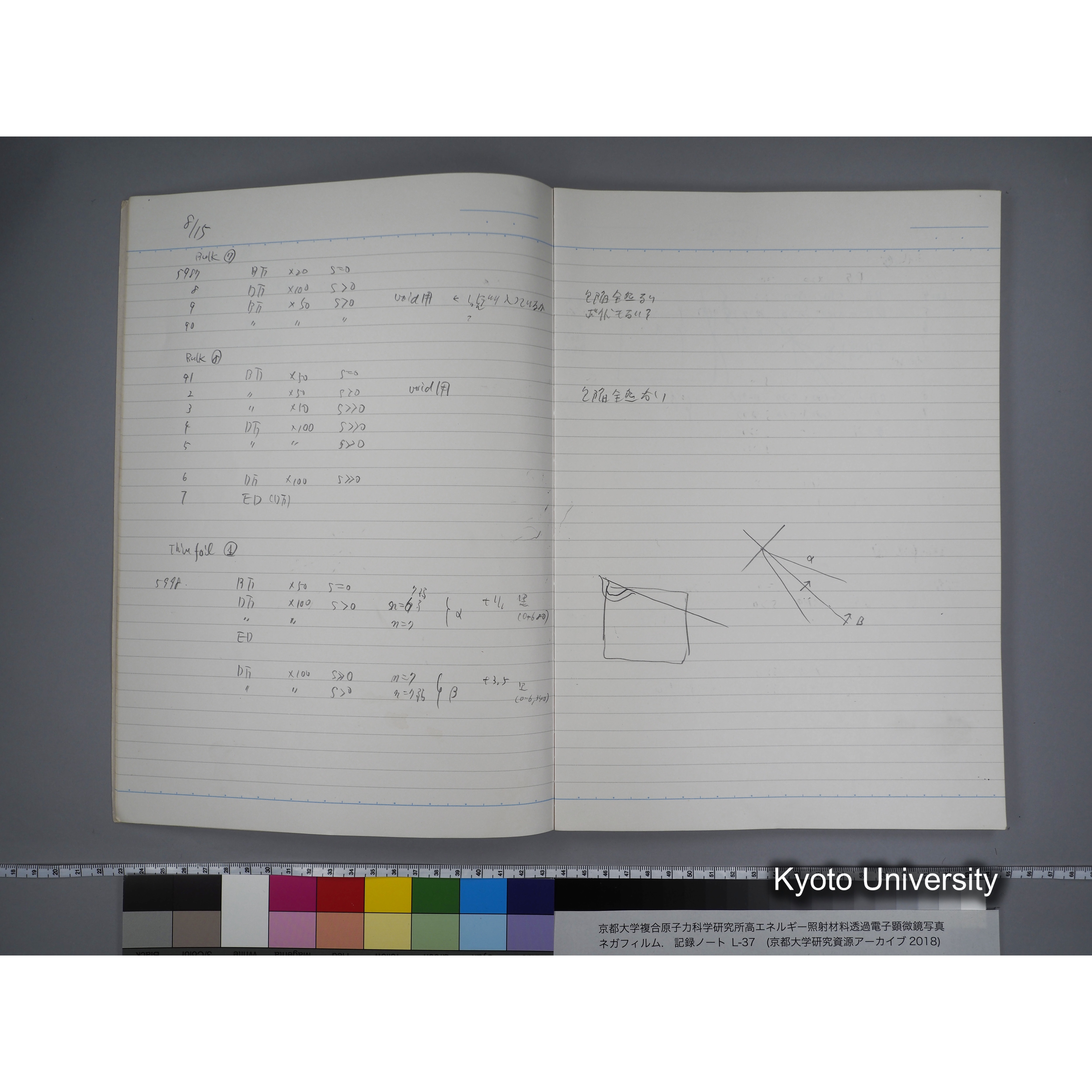 [記録ノート, Lシリーズ] L-37 7.11- 7.26 (8)