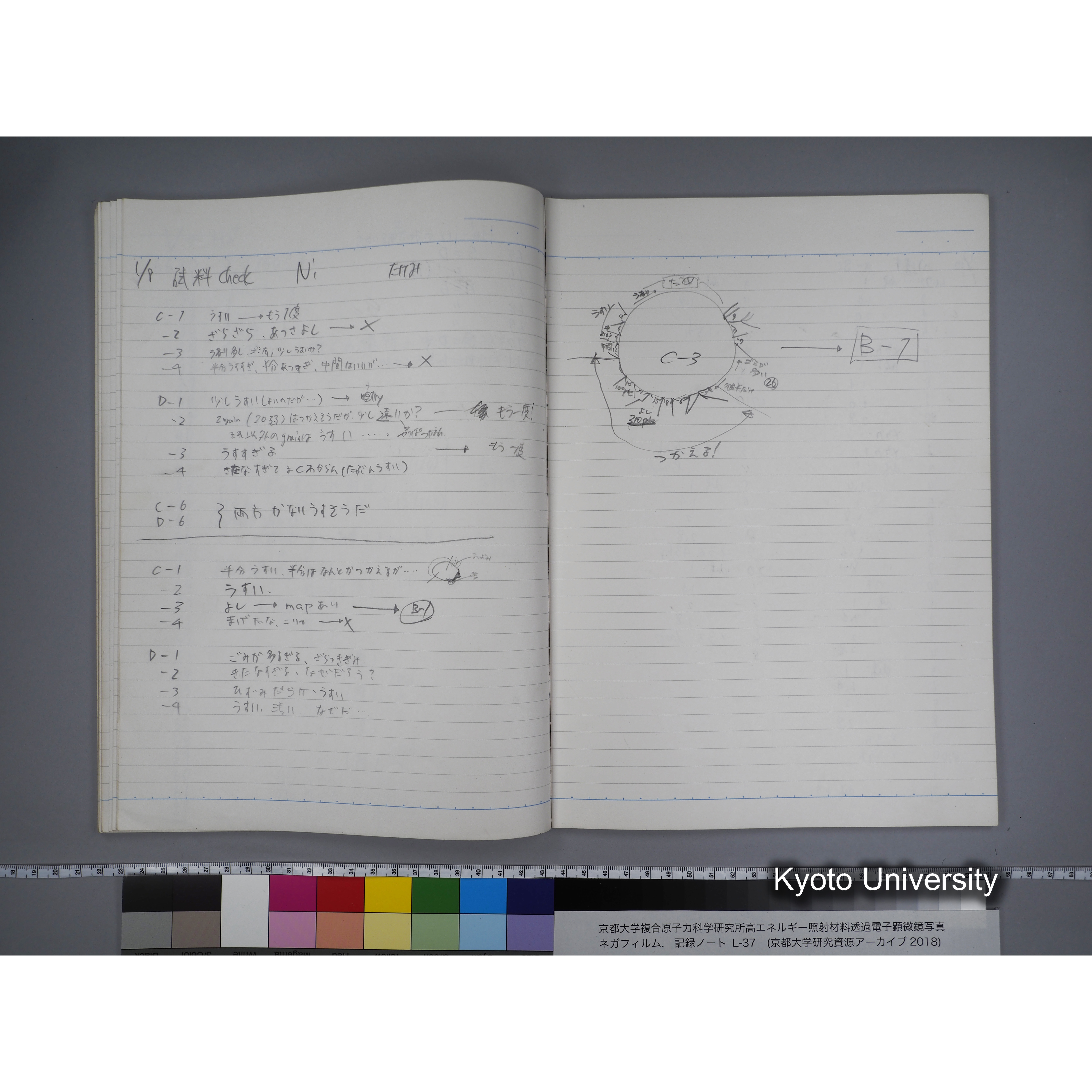 [記録ノート, Lシリーズ] L-37 7.11- 7.26 (37)