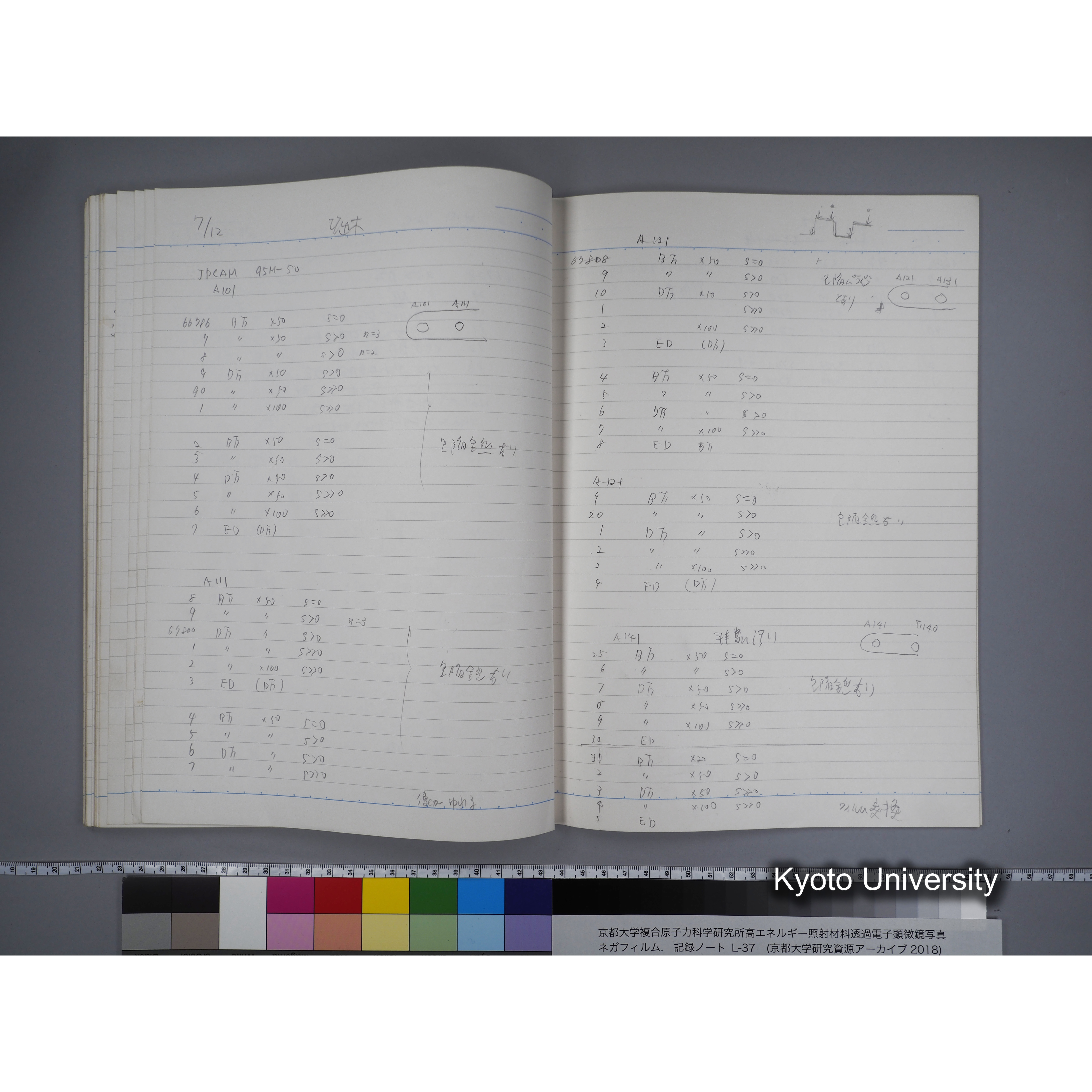 [記録ノート, Lシリーズ] L-37 7.11- 7.26 (52)