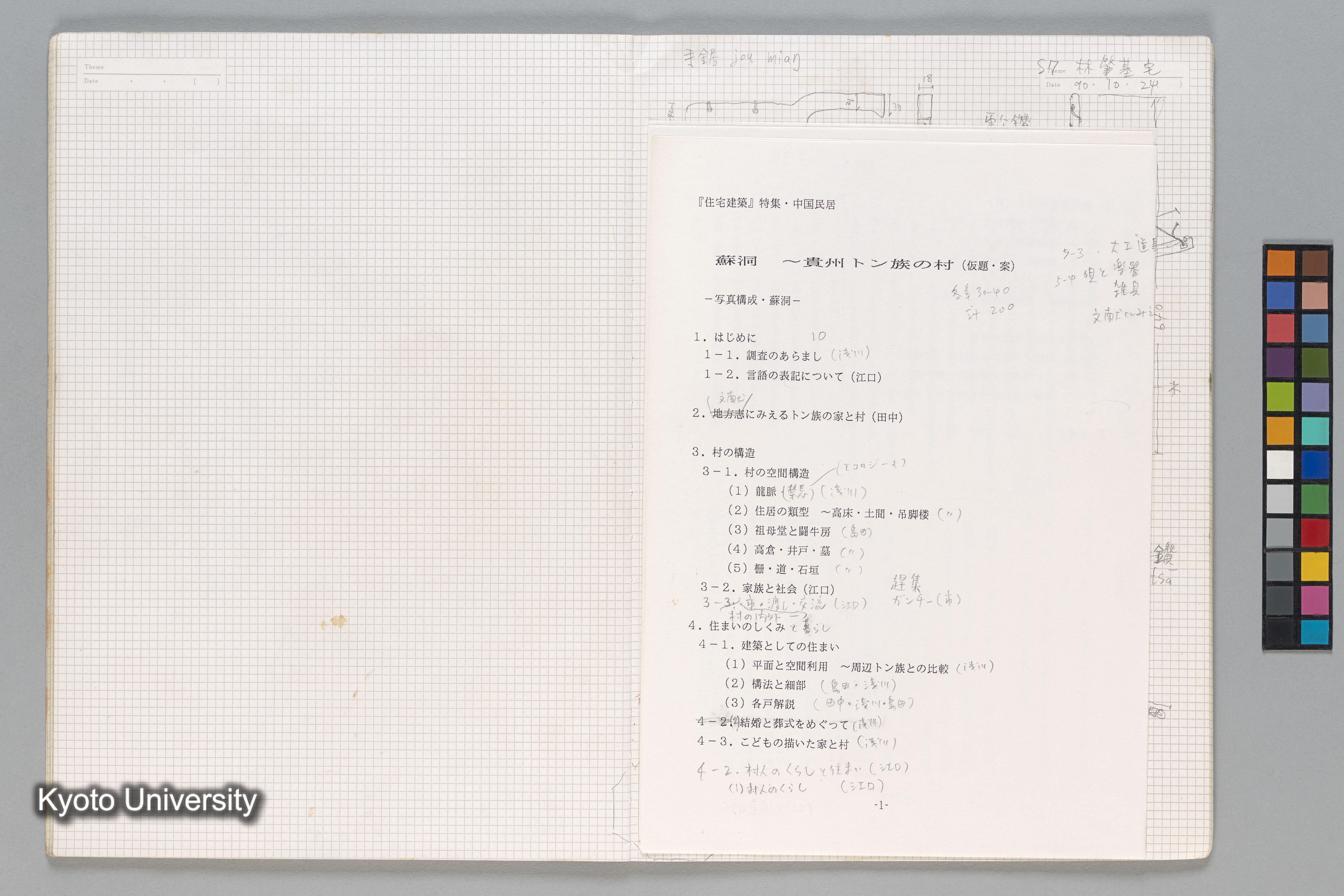［貴州トン族調査1990年10月（H2年）］ (21)