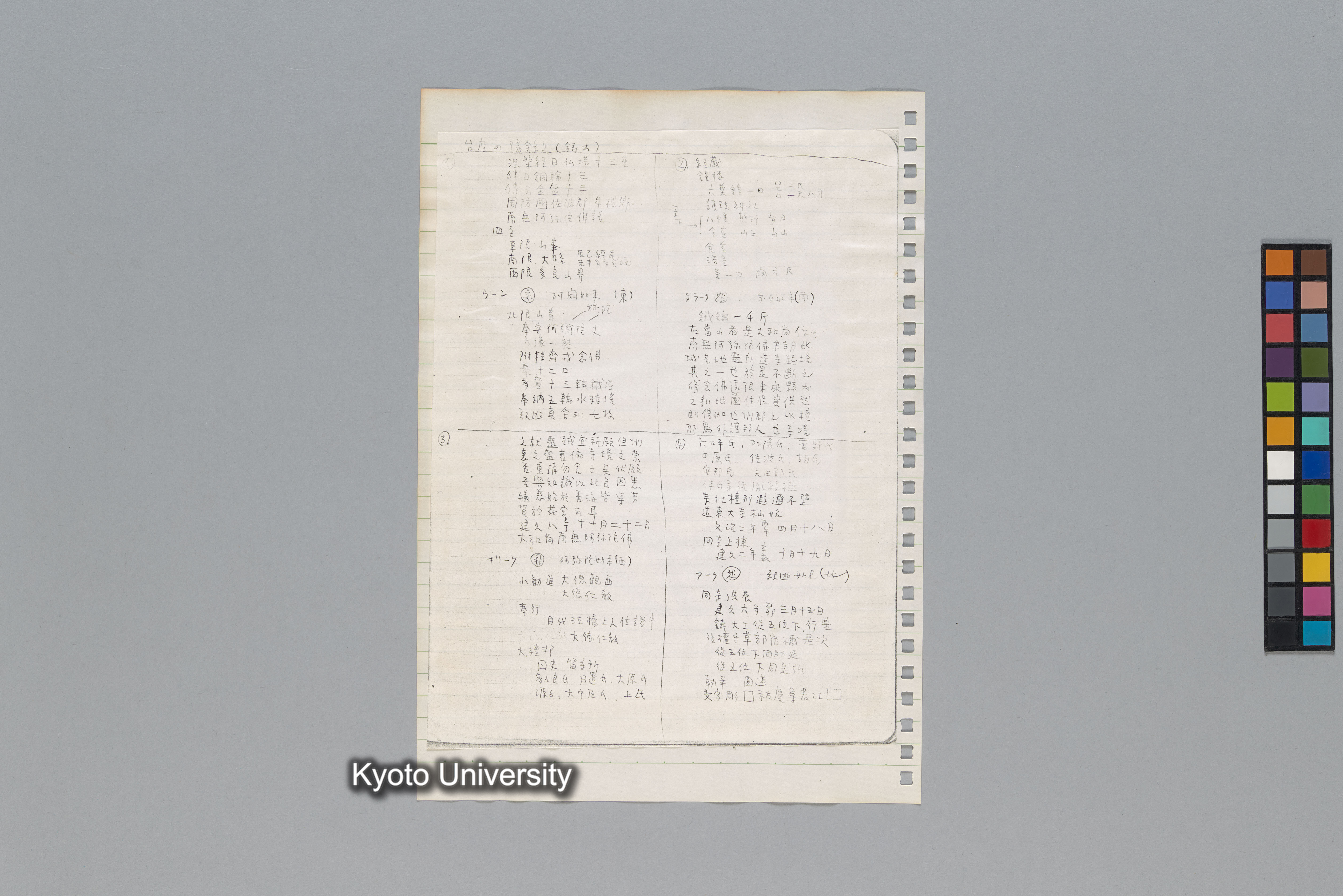 ［韓国調査1974年（S.49年）；中国調査第1回1975年（S50年）；中国調査第二次1977年（S.52年）］ (38)