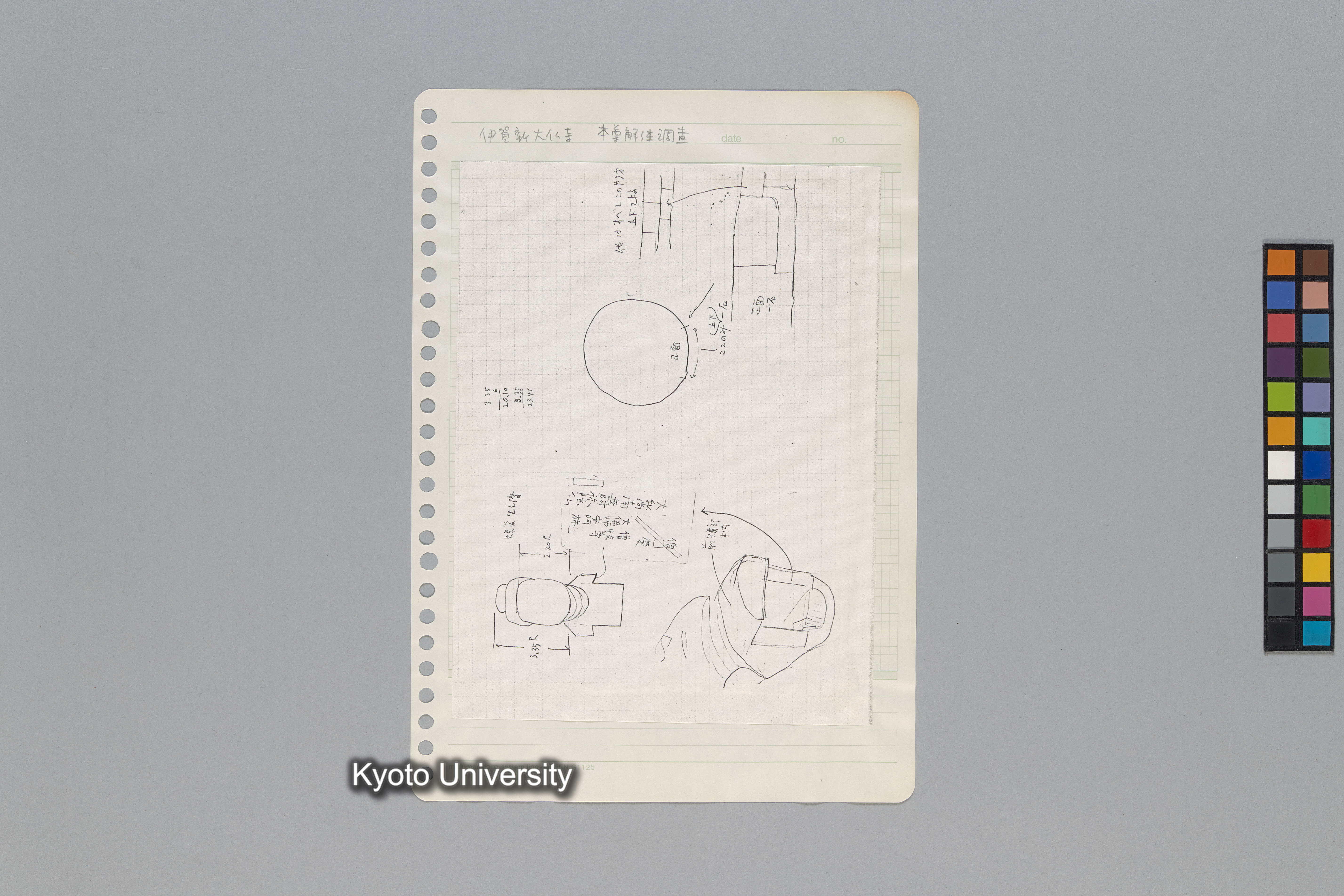 ［韓国調査1974年（S.49年）；中国調査第1回1975年（S50年）；中国調査第二次1977年（S.52年）］ (101)