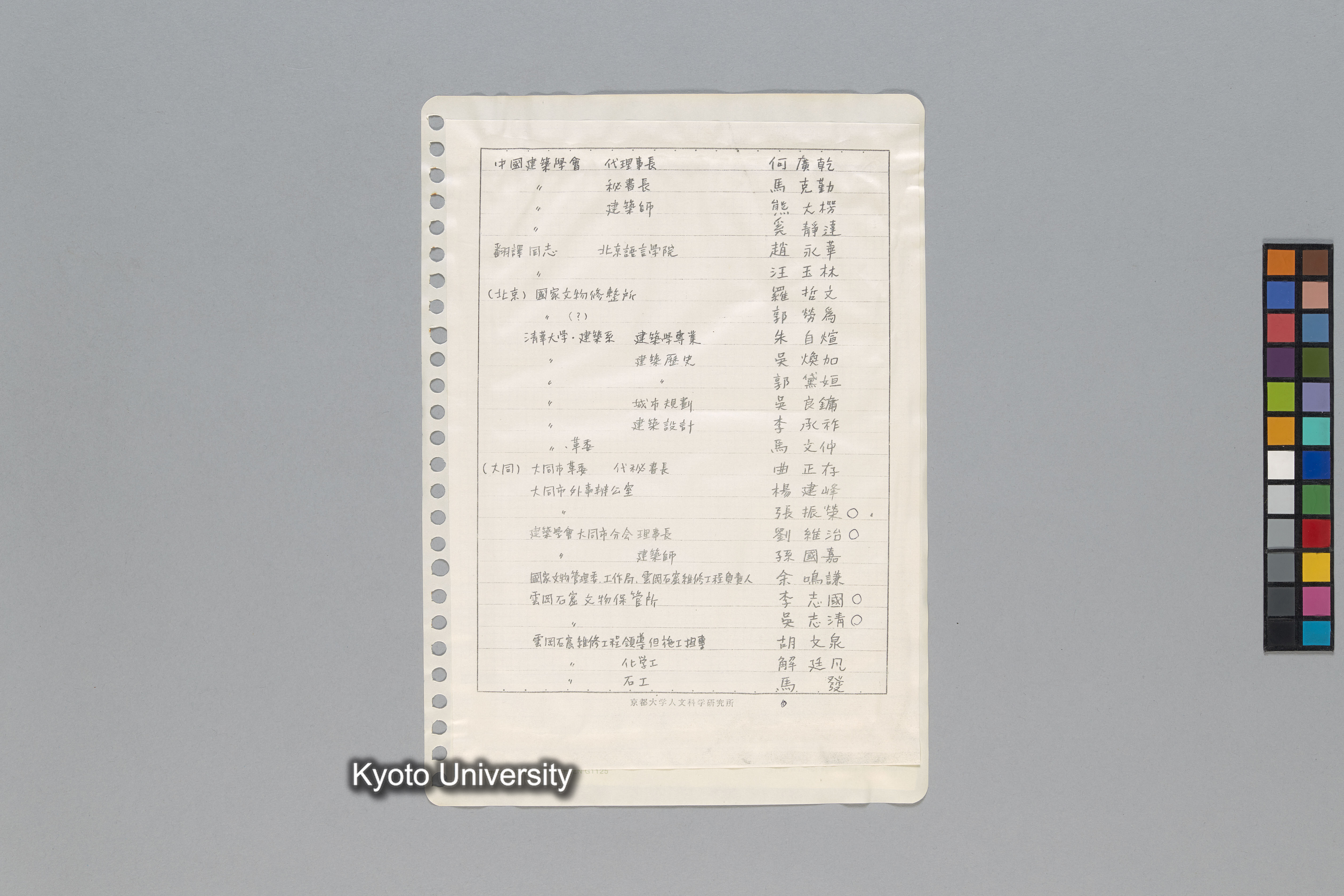 ［韓国調査1974年（S.49年）；中国調査第1回1975年（S50年）；中国調査第二次1977年（S.52年）］ (143)