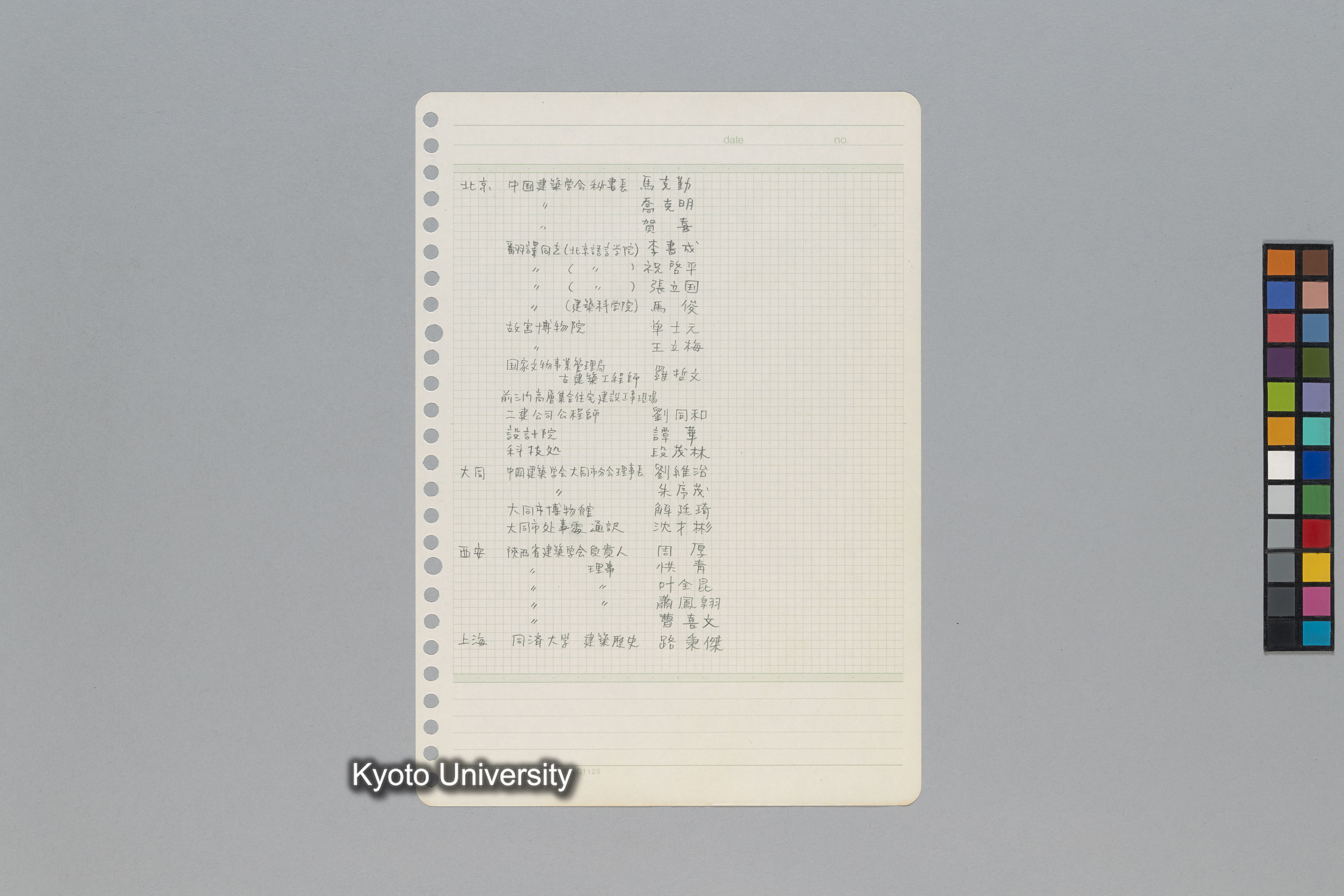 ［韓国調査1974年（S.49年）；中国調査第1回1975年（S50年）；中国調査第二次1977年（S.52年）］ (180)
