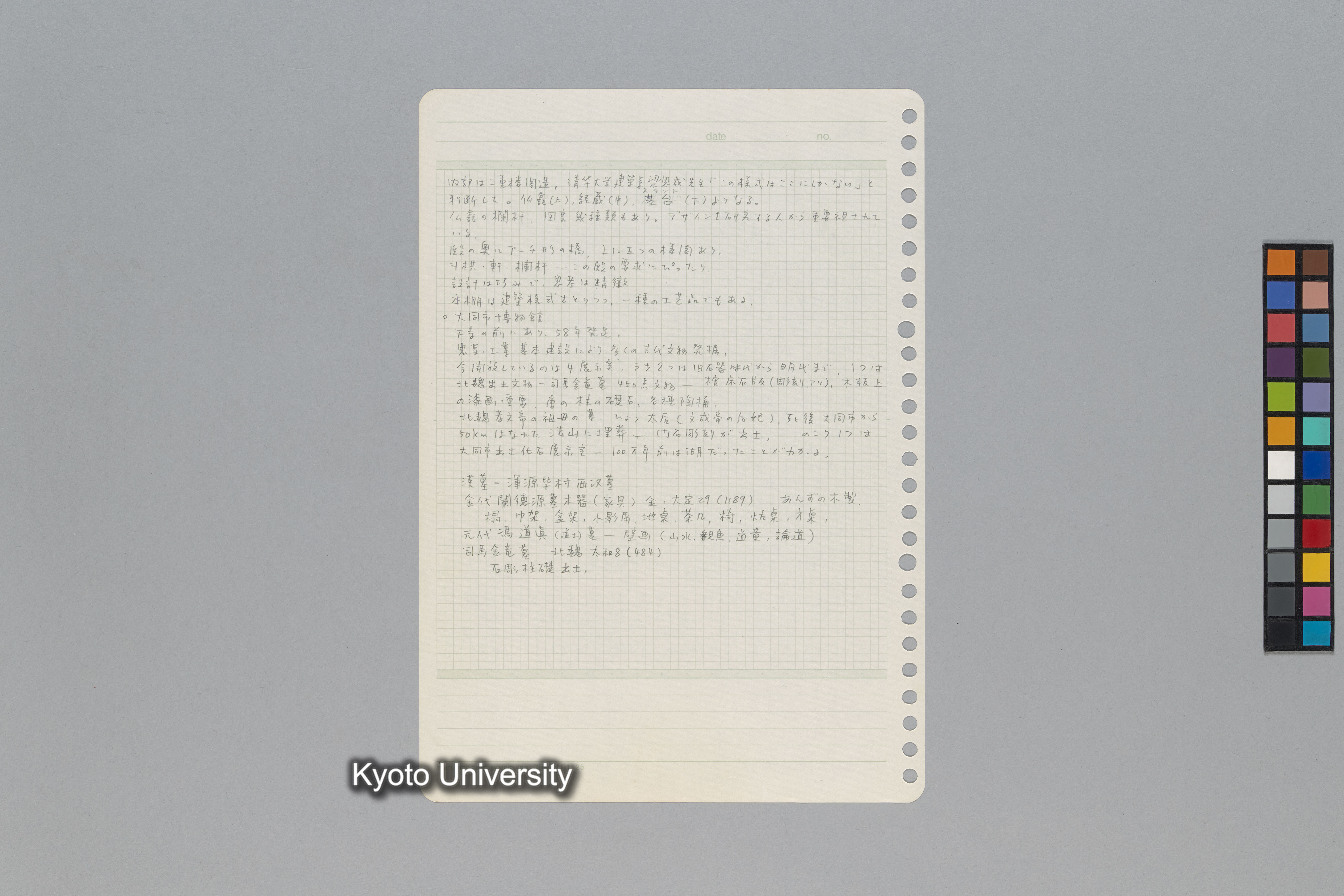 ［韓国調査1974年（S.49年）；中国調査第1回1975年（S50年）；中国調査第二次1977年（S.52年）］ (189)
