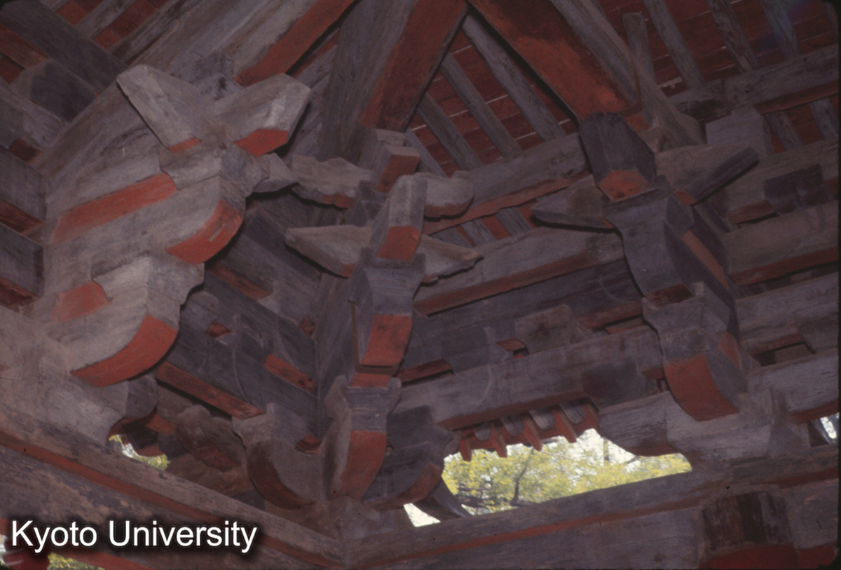 570_晋祠献殿 隅角梁架 (1)