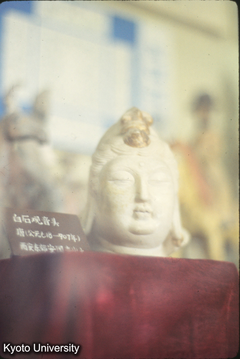 651_陝西省博物館 白石観音頭　唐（西安東都安国寺） (1)