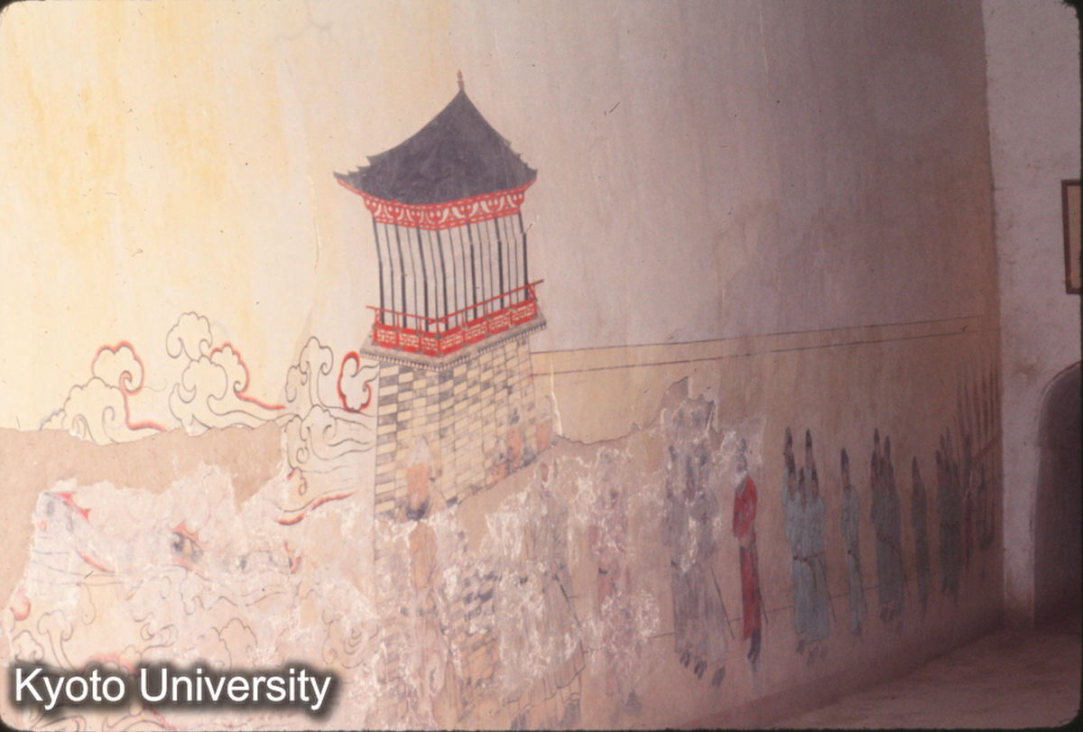 664_永泰公主墓 闕楼・侍衛（墓道西壁） (1)