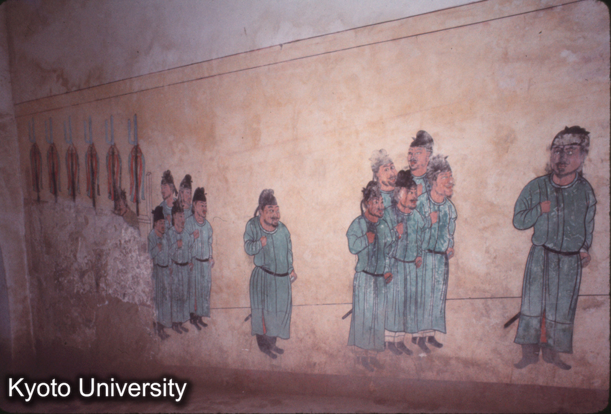 667_永泰公主墓 戟架・侍衛（墓道東） (1)