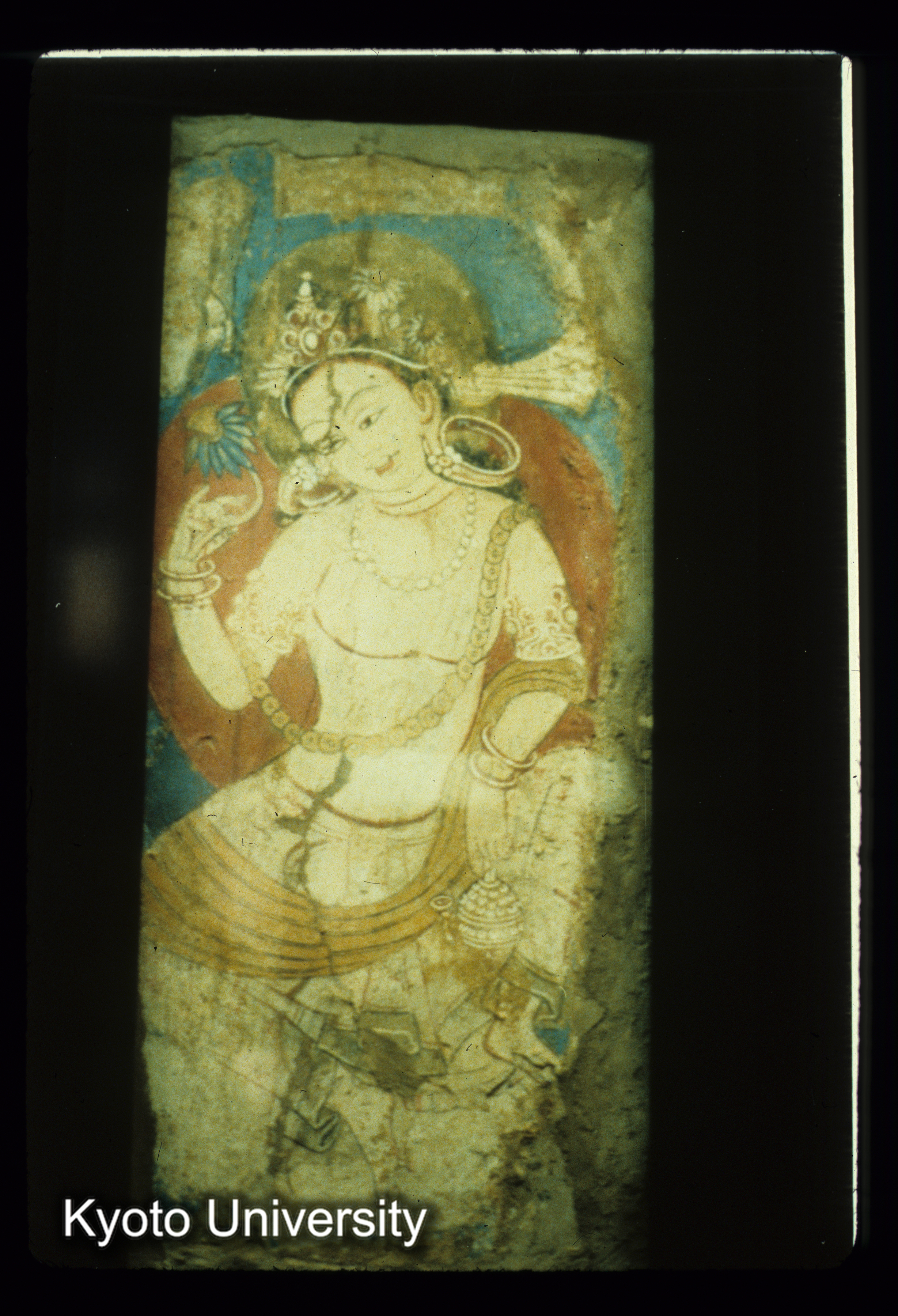 A4_観音 wall painting（Fondukistan） Kabul Museum 7thC (1)