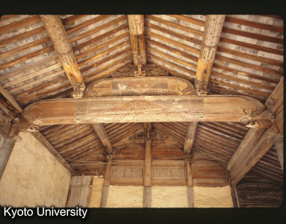 16-26_呉県東山凝徳堂大庁（もと住宅）梁架彩画 (1)