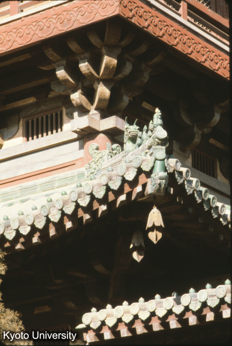 73-5_正定隆興寺 転輪蔵殿 "雨搭"取付部 (1)