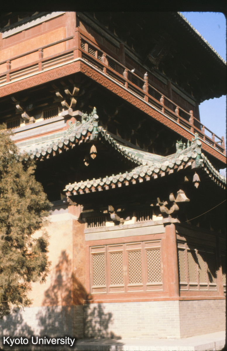 73-6_隆興寺 転輪蔵殿 "雨搭"とりつけ部分 (1)