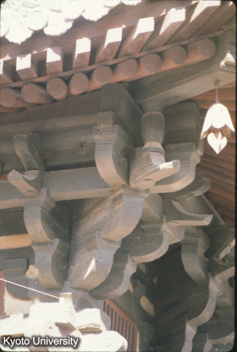 73-18_隆興寺 摩尼殿 東抱厦 転角鋪作 （東南角） (1)